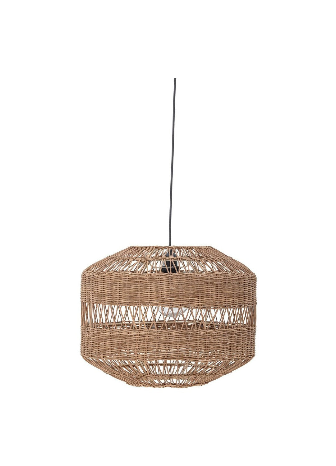 Kreative Sammlung Ineza Anhängerlampe, Natur, Rattan