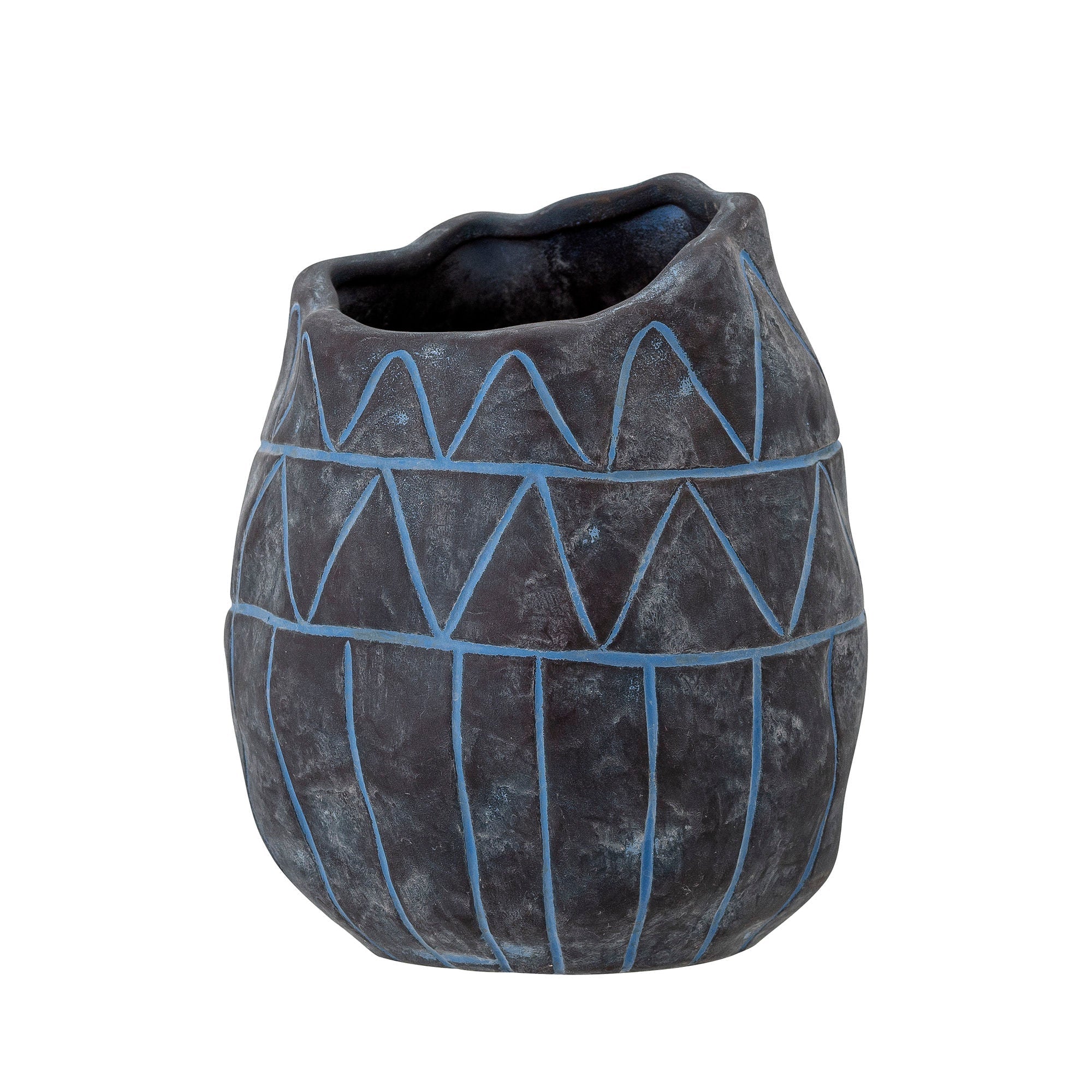 [product_category]-Creative Collection Ivo Deco Vase, Blue, Ceramic-Creative Collection-5711173274611-82051765-BLO-2