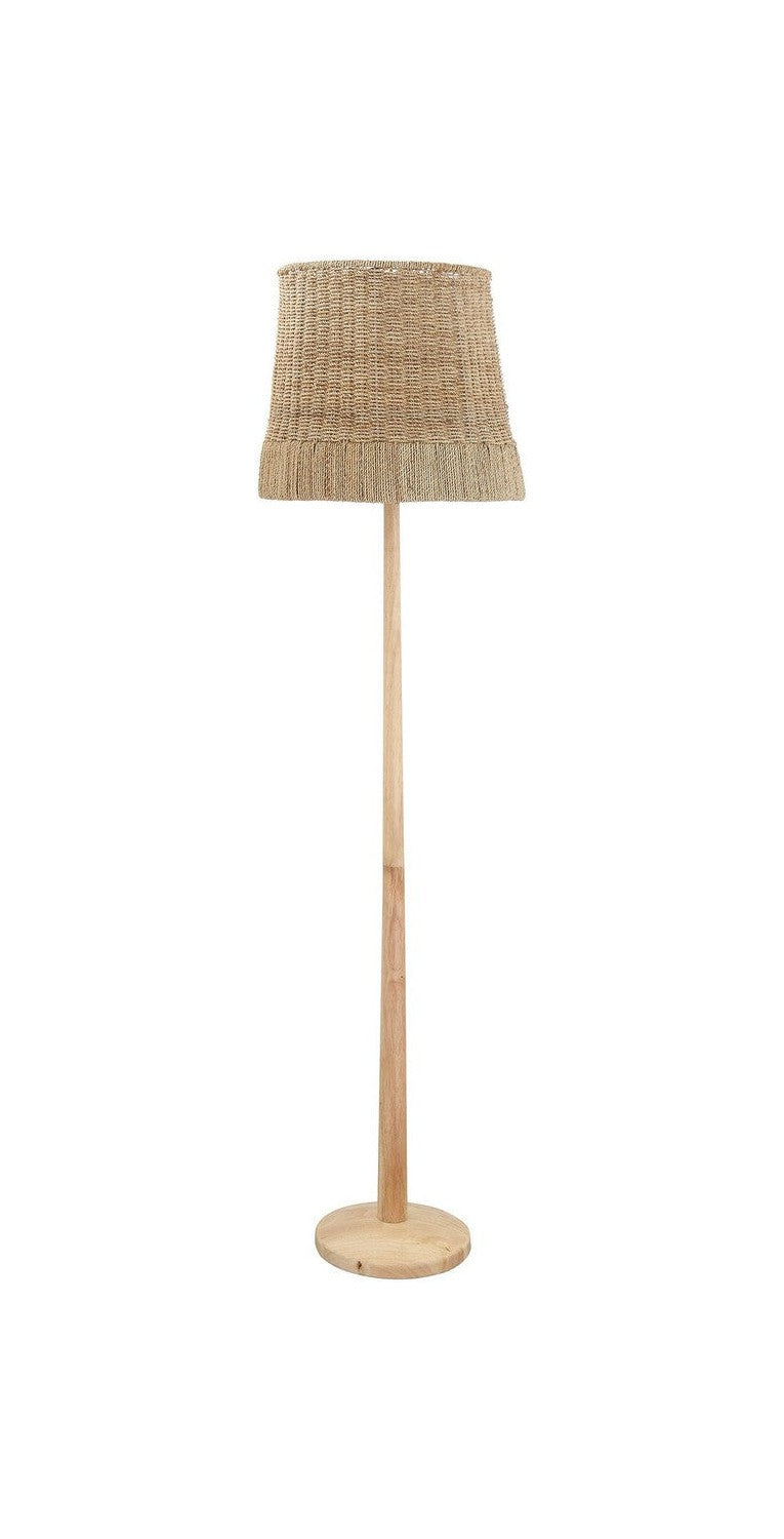 Kreative Kollektion Kakasi -Stehlampe, Natur, Rattan