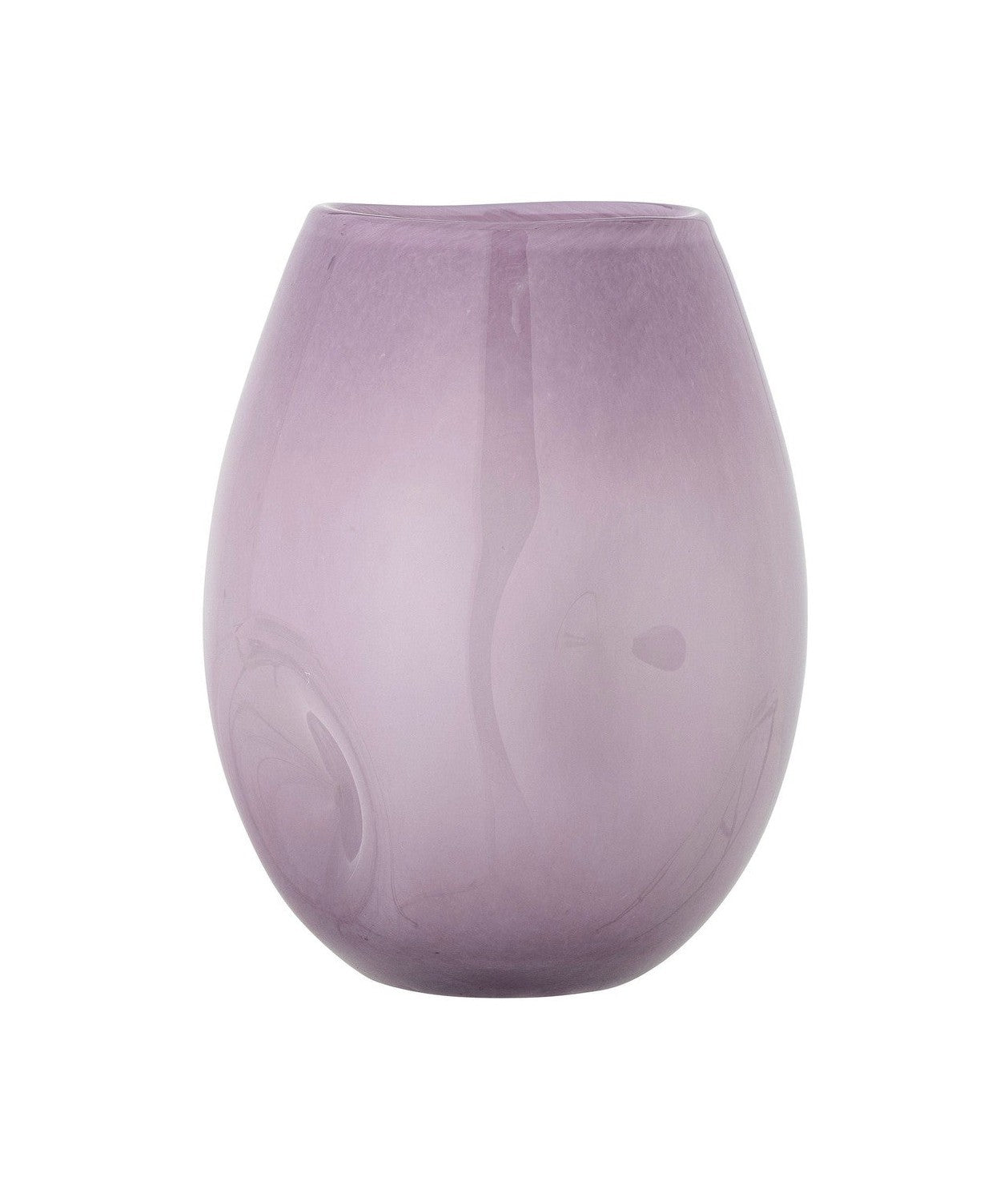 Coleção criativa vaso lilás, roxo, vidro