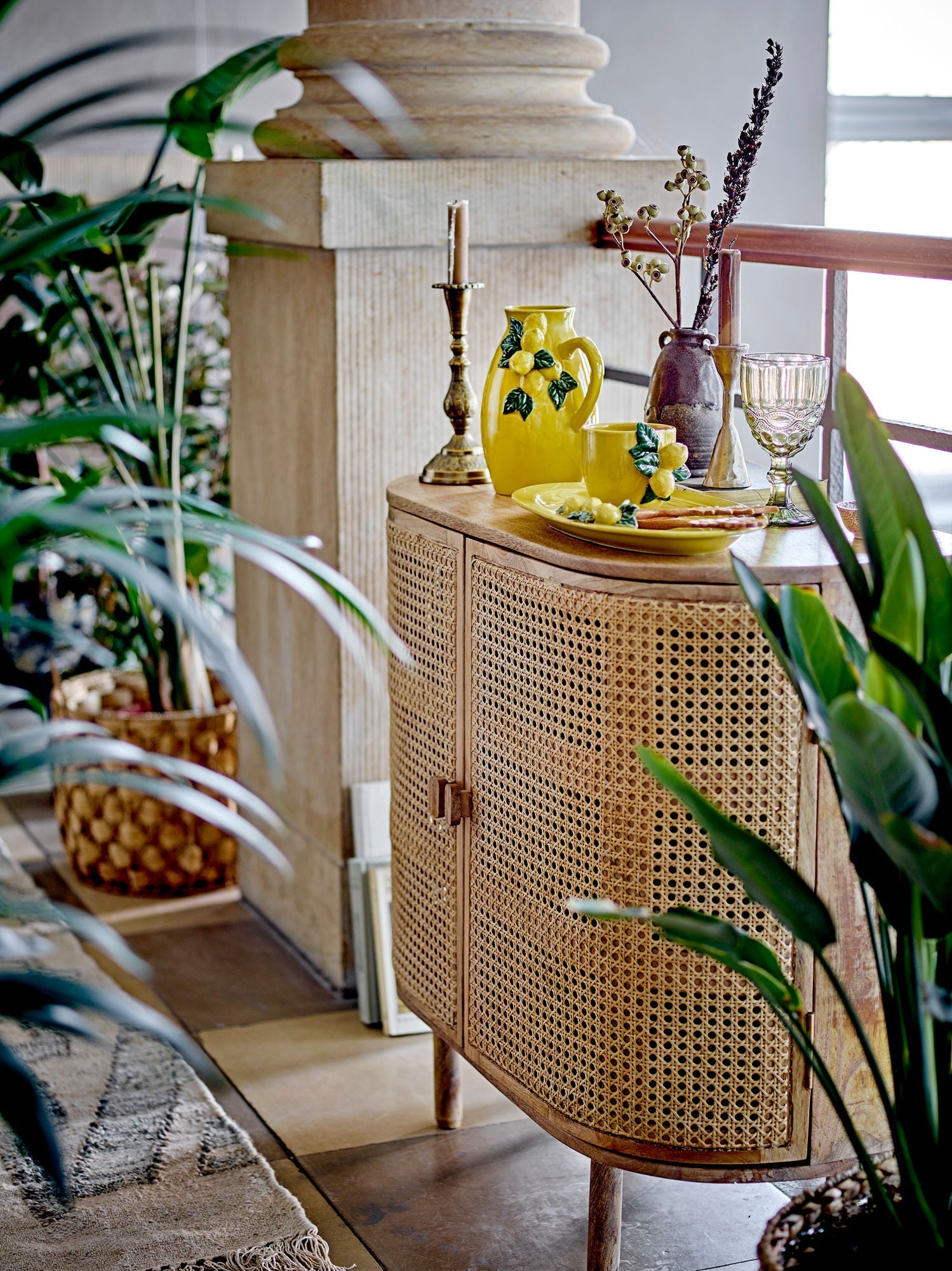 [product_category]-Creative Collection Limone Jug, Yellow, Stoneware-Creative Collection-5711173315208-82060166-BLO-4