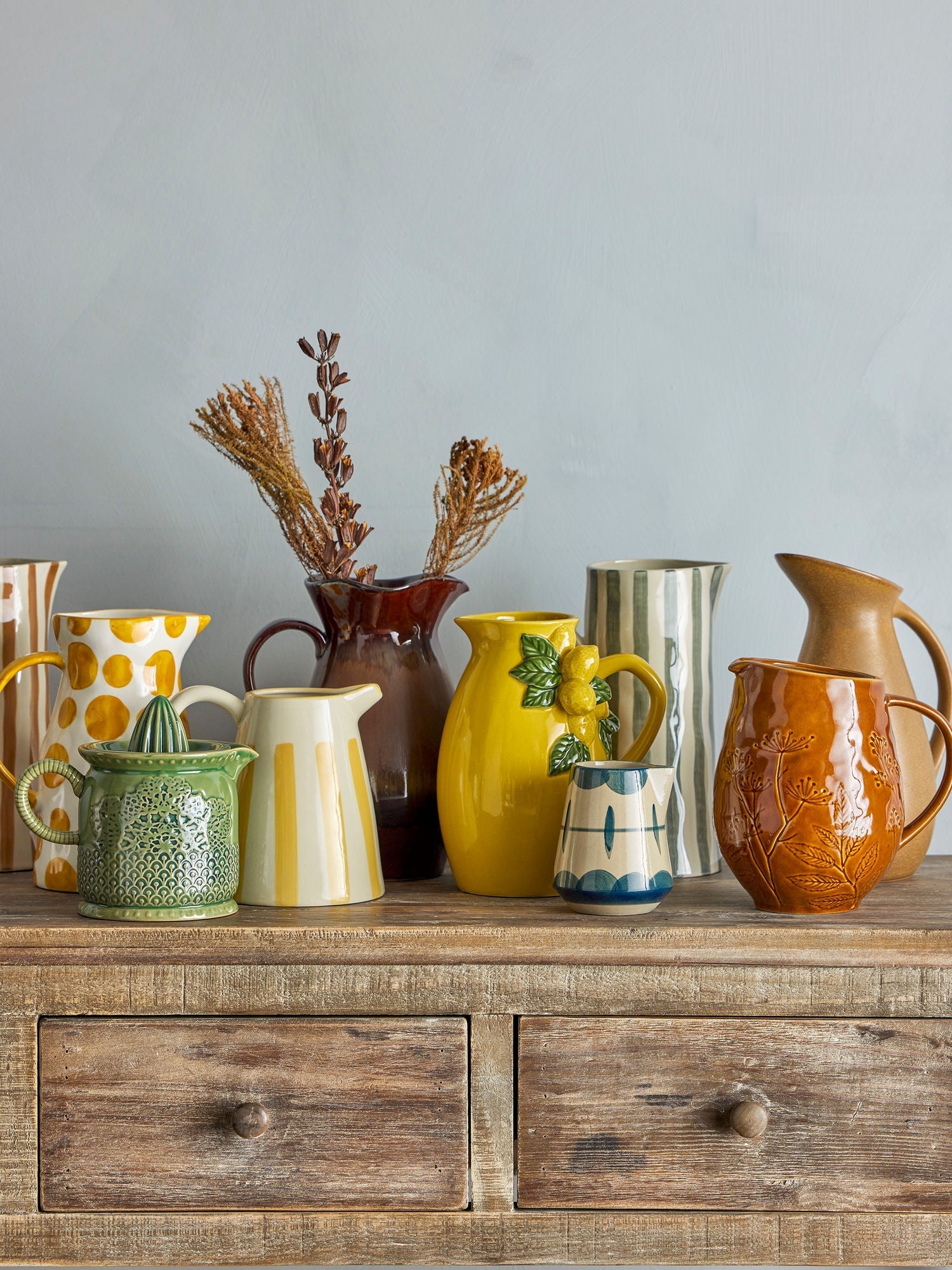 [product_category]-Creative Collection Limone Jug, Yellow, Stoneware-Creative Collection-5711173315208-82060166-BLO-7