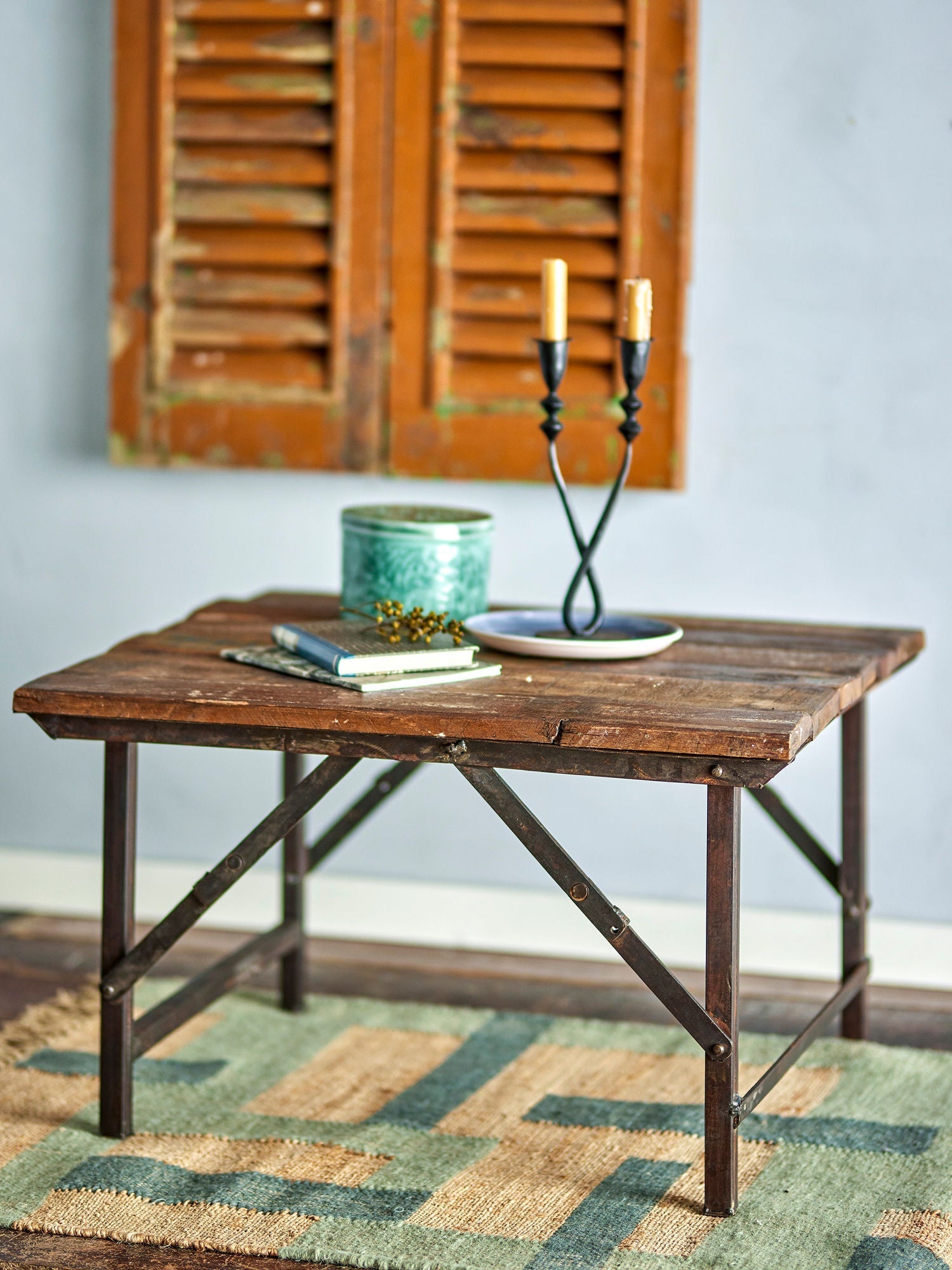 [product_category]-Creative Collection Loft Coffee Table, Brown, Reclaimed Wood-Creative Collection-5711173326235-82056563-BLO-6