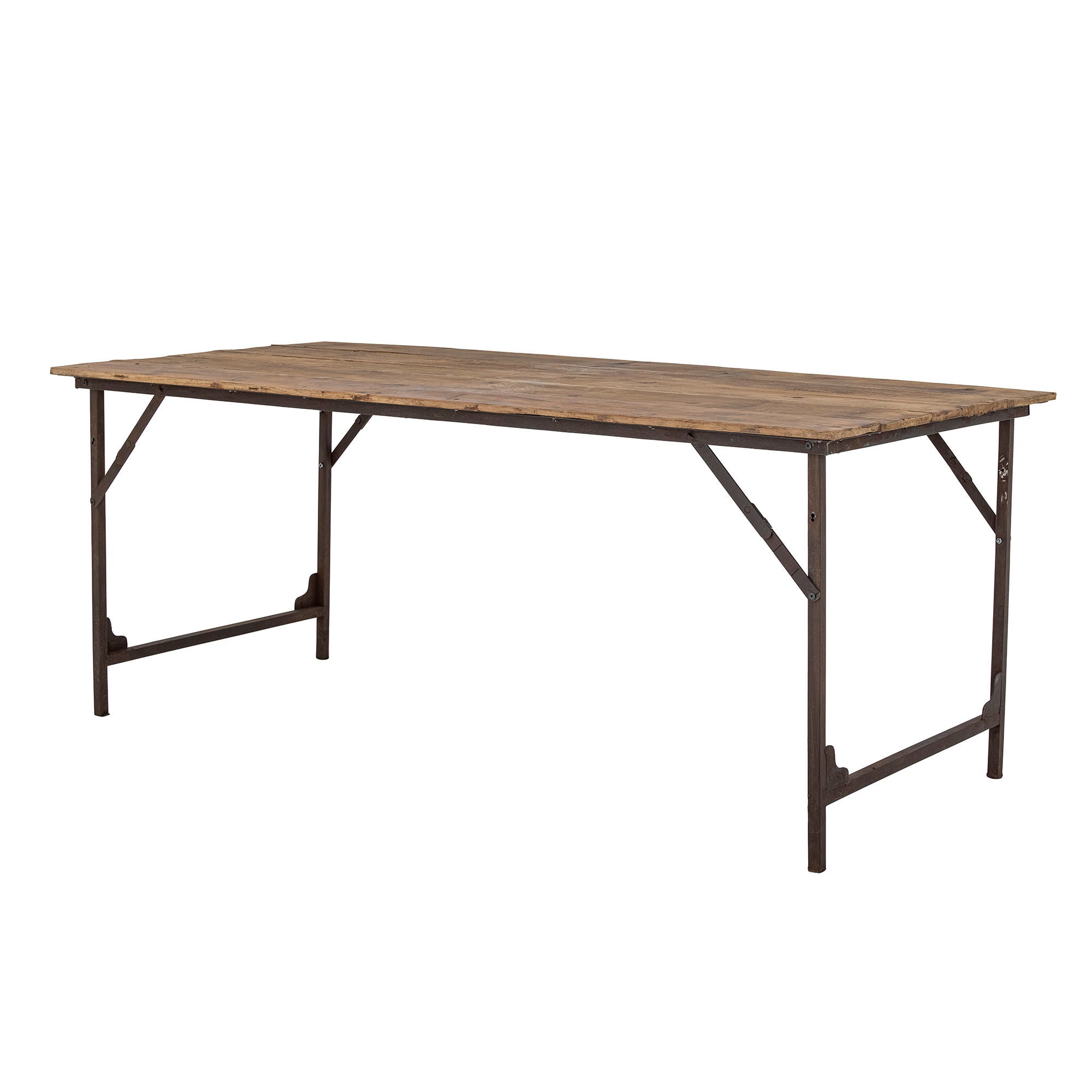 [product_category]-Creative Collection Loft Dining Table, Brown, Reclaimed Wood-Creative Collection-5711173326242-82064030-BLO-2