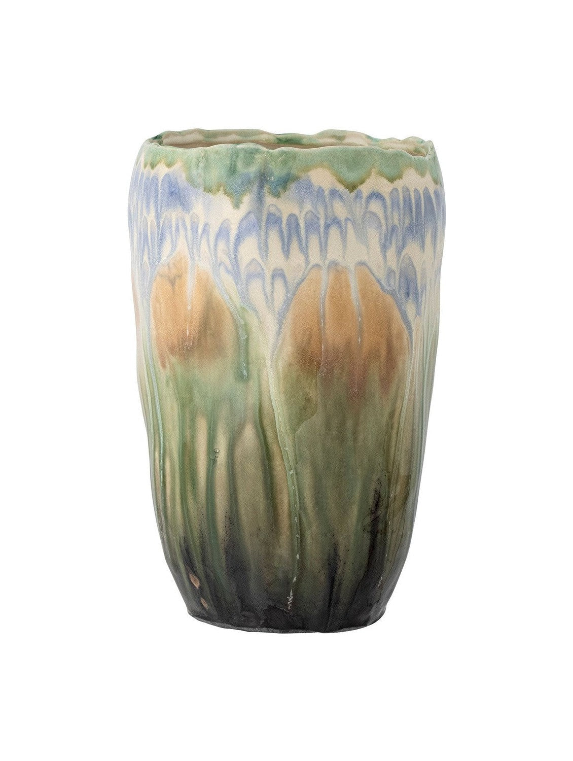 Creatieve collectie Mahasti Vase, Green, steengoed