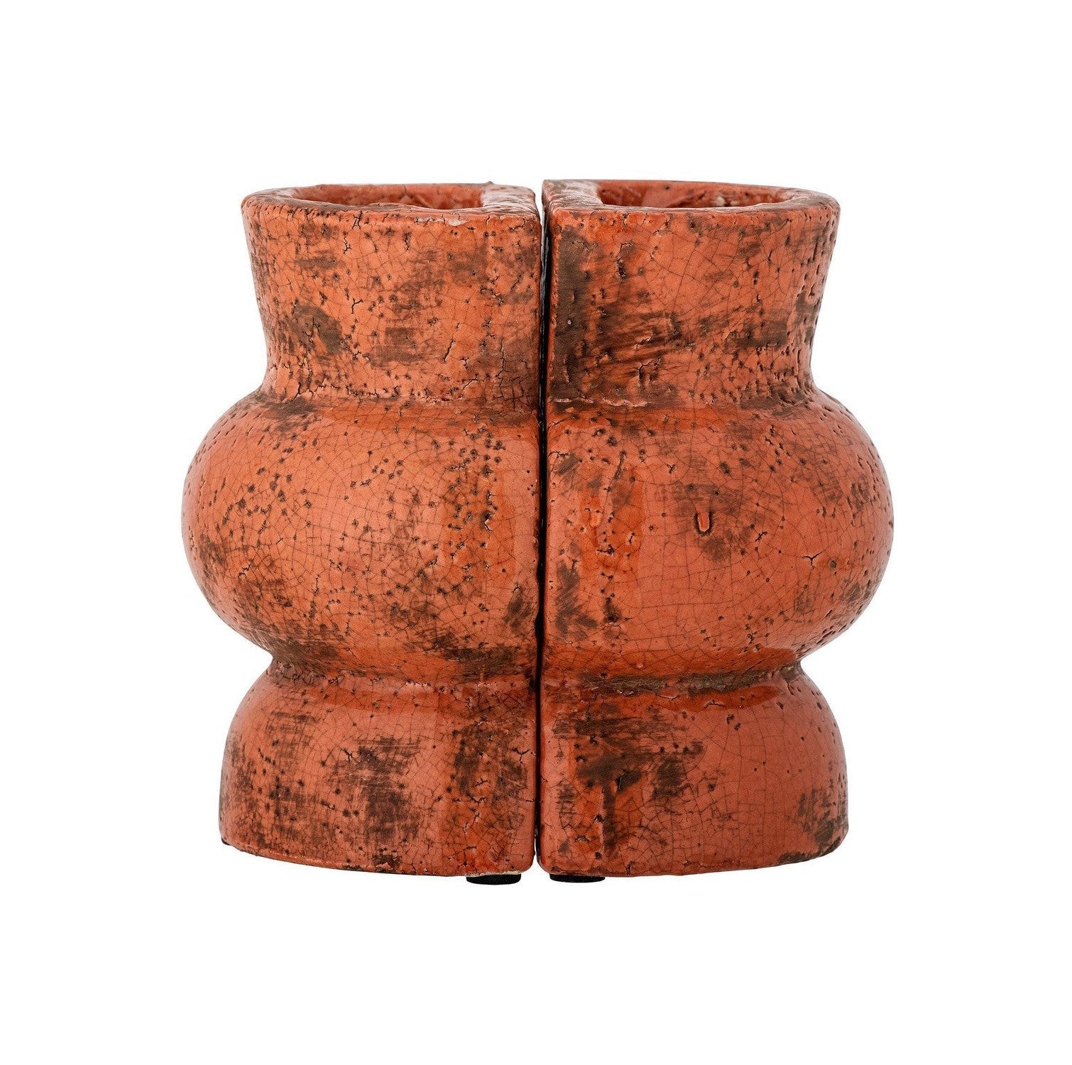 Coleção criativa Maiza Bookend, laranja, terracota