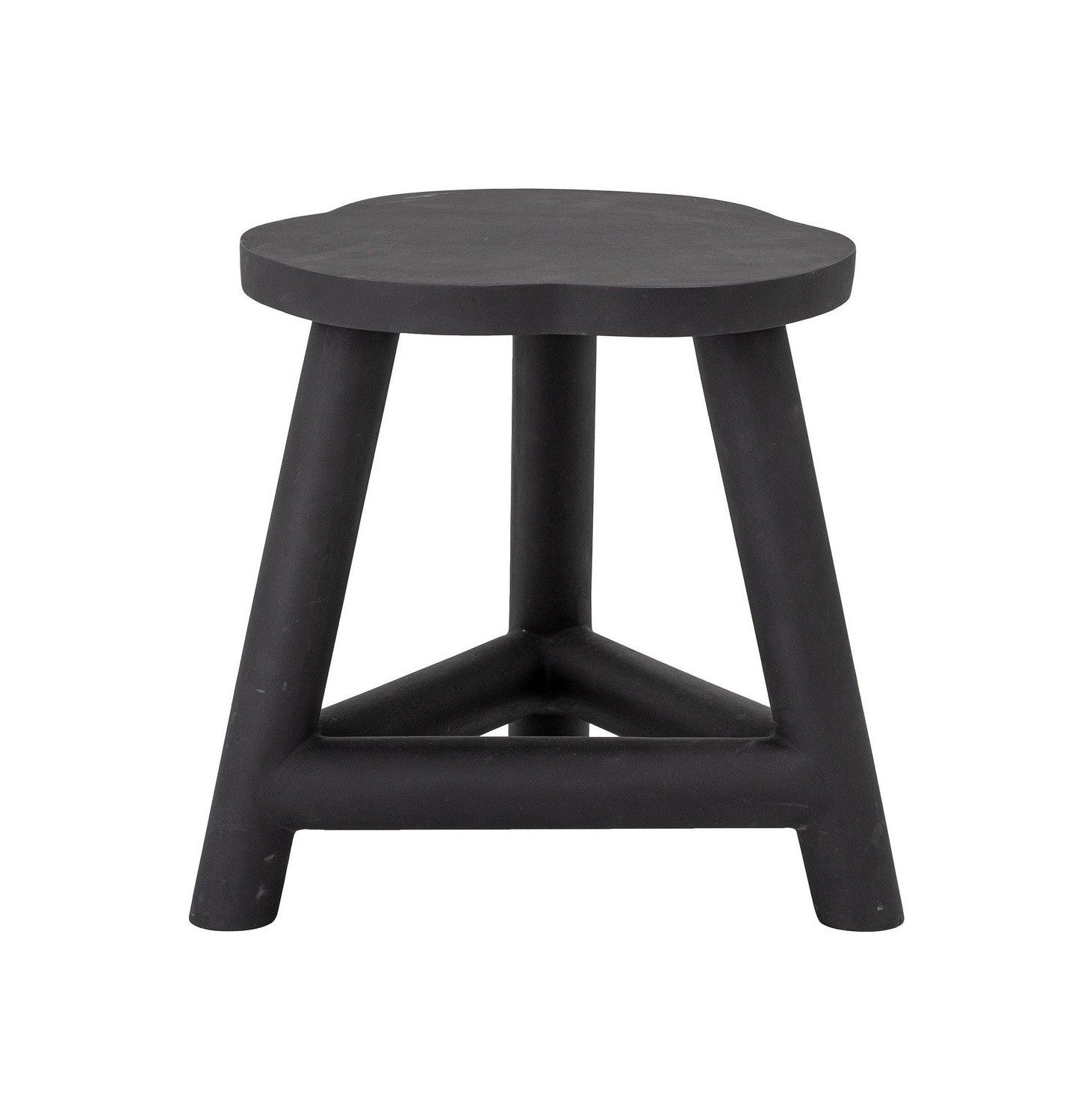 Coleção criativa Malie Stool, Black, Mango