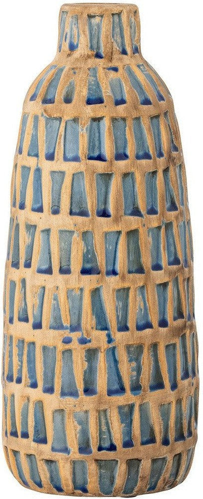 [product_category]-Creative Collection Mayann Deco Vase, Blue, Terracotta-Creative Collection-5711173318131-82060511-BLO-1