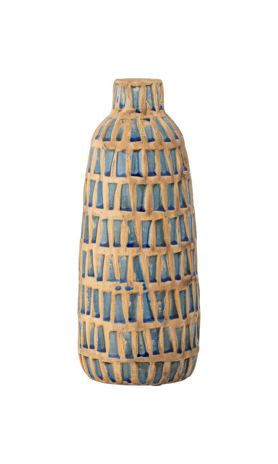 Colección creativa Mayann Deco Vase, Blue, Terracotta