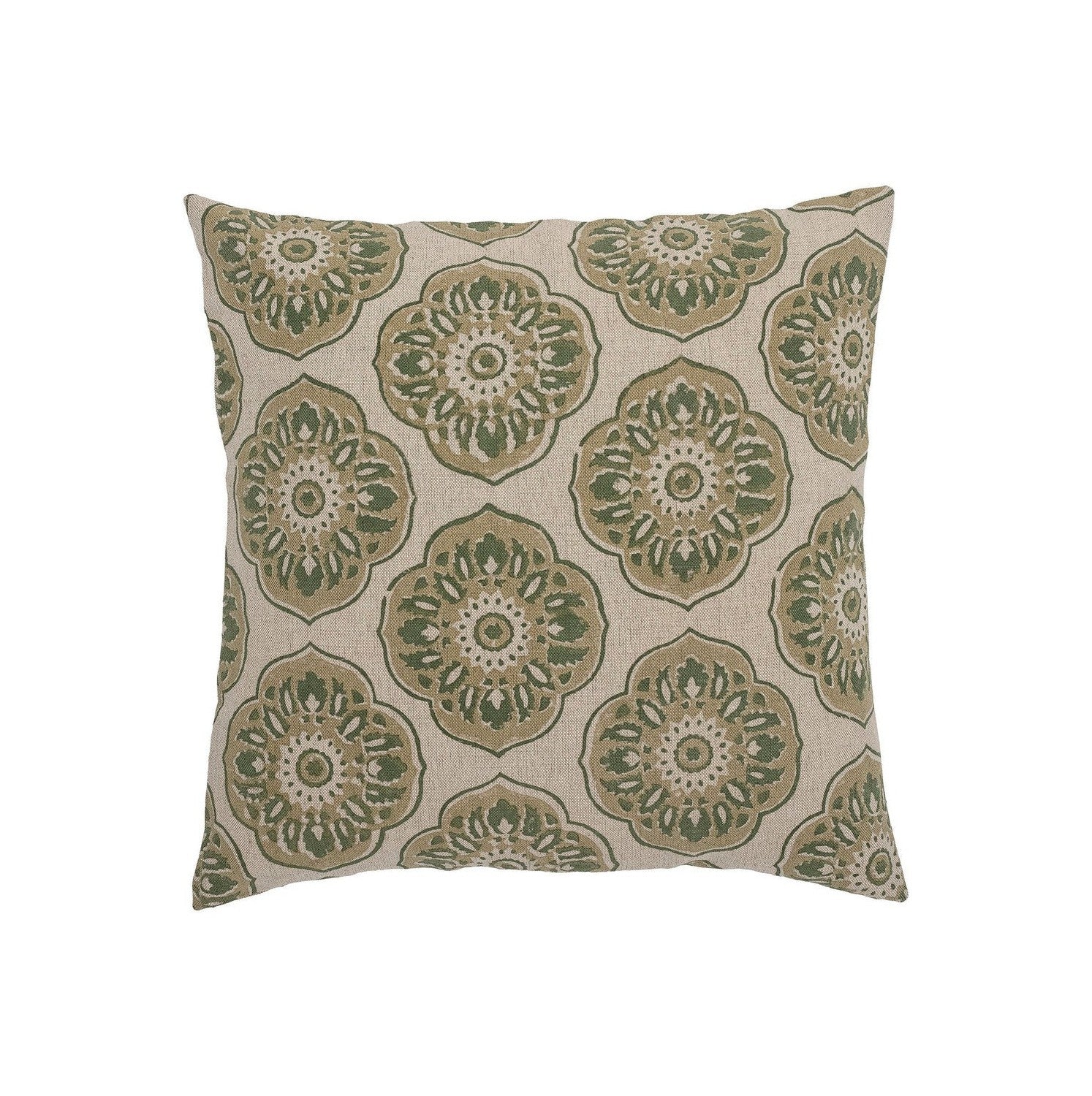 Coleção criativa Nicolina Cushion, verde, linho