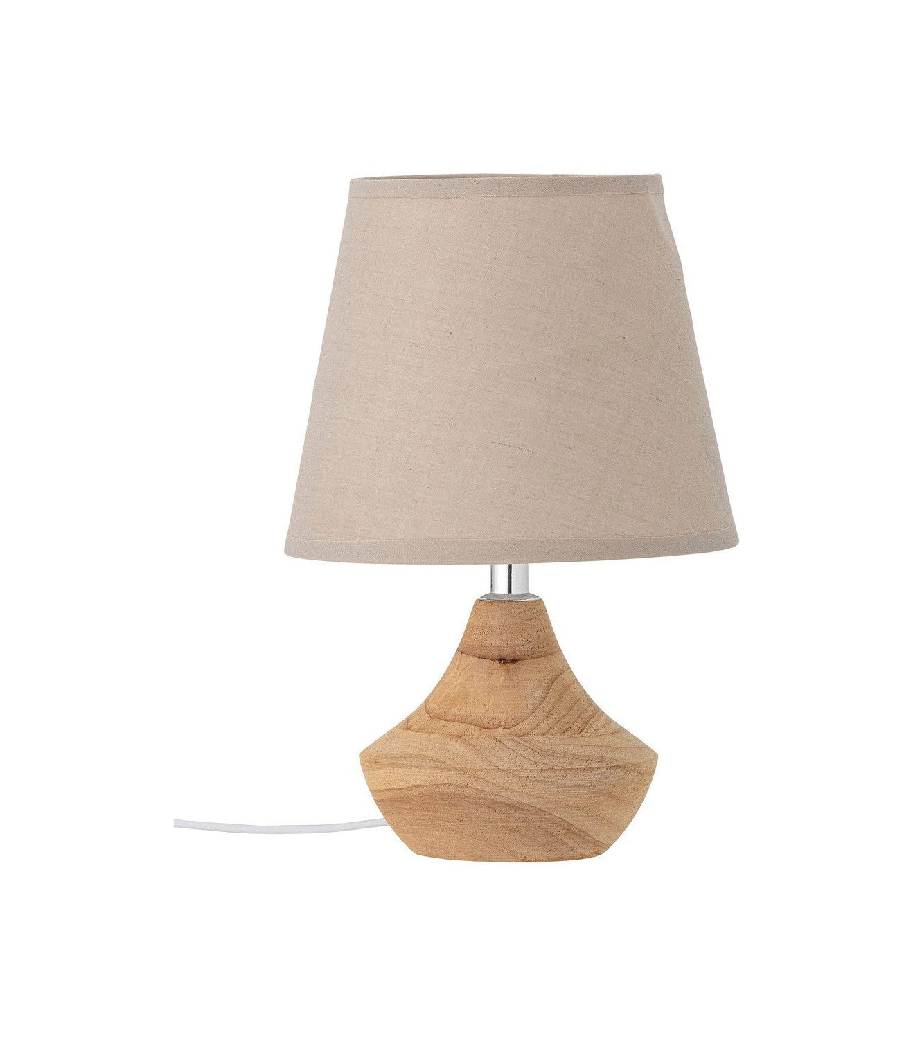 Creative Collection Panola Table Lamp, Nature, Rubberwood