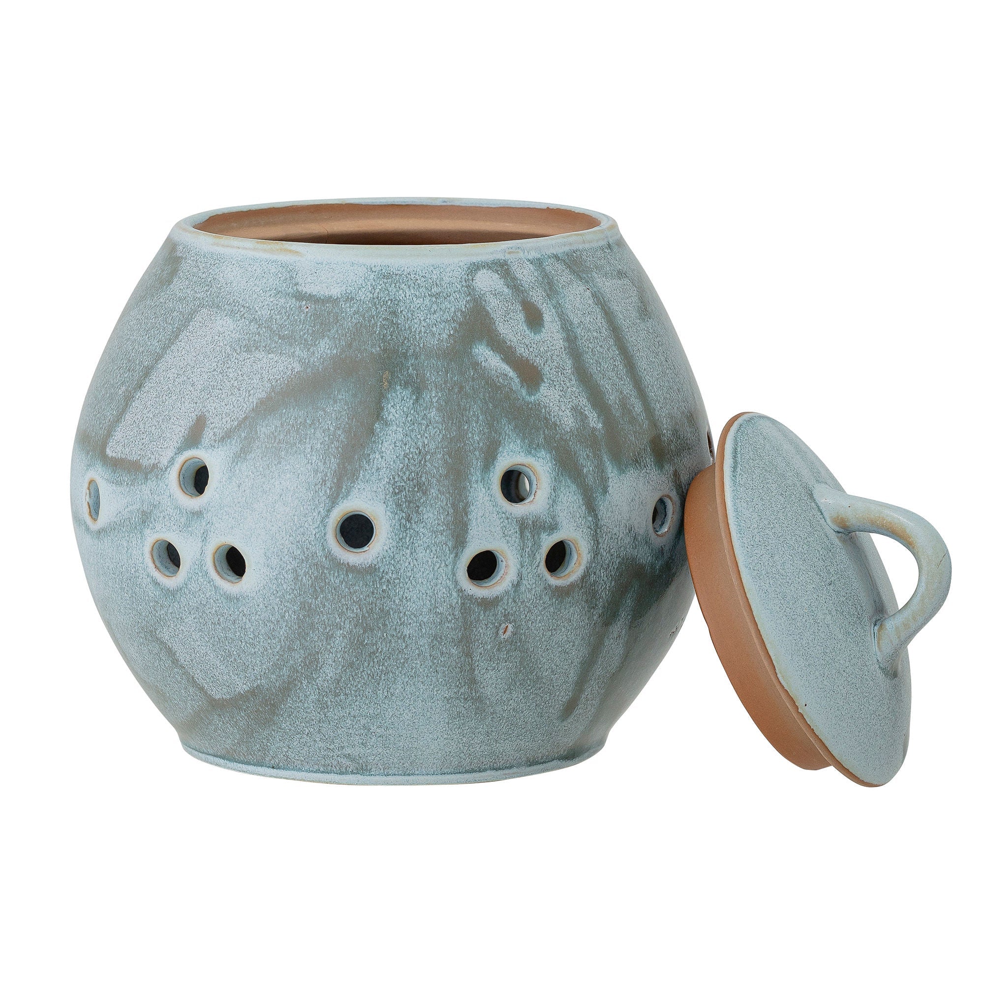 [product_category]-Creative Collection Petal Jar w/Lid, Blue, Stoneware-Creative Collection-5711173272358-82052600-BLO-3