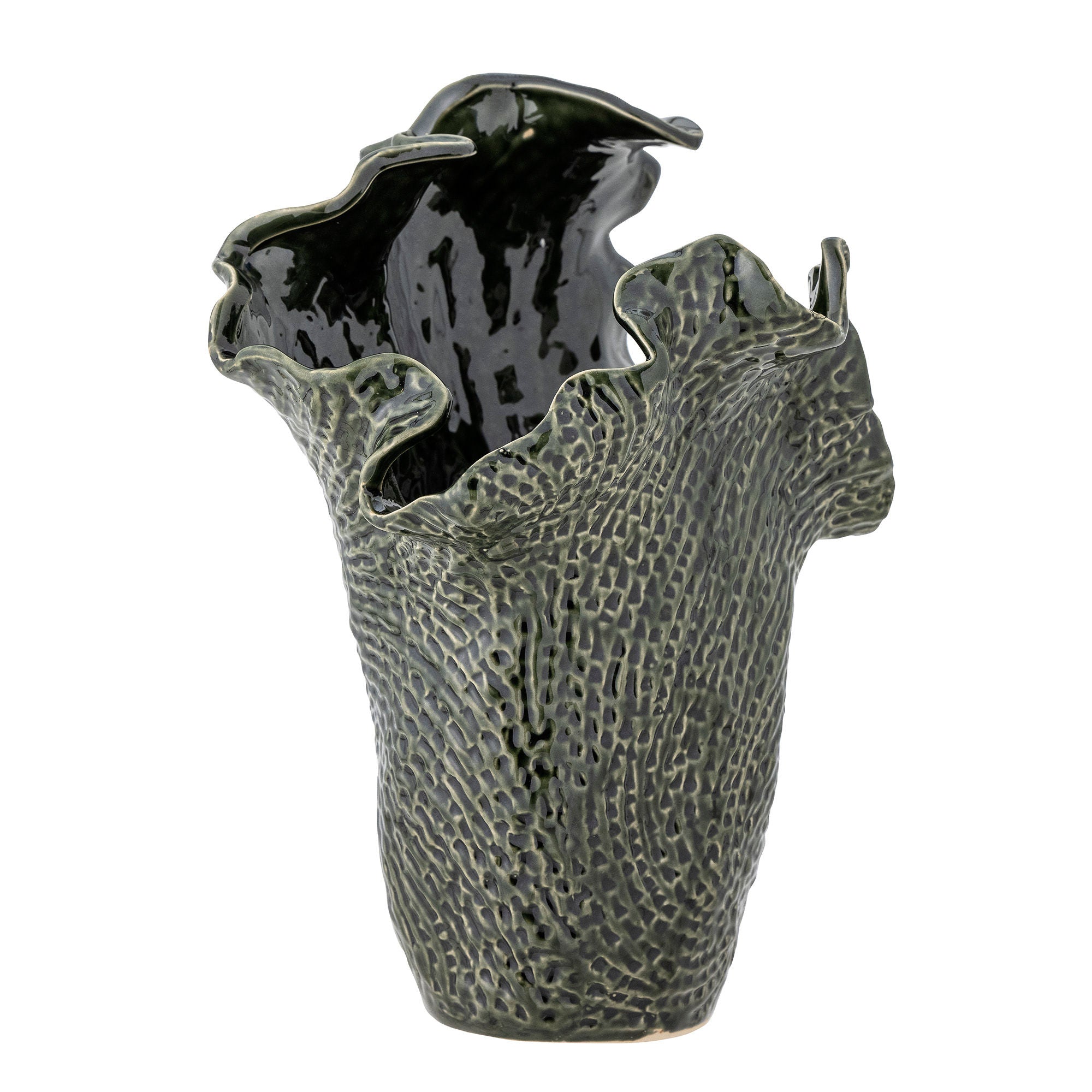 [product_category]-Creative Collection Safiya Vase, Green, Stoneware-Creative Collection-5711173303014-82057577-BLO-2