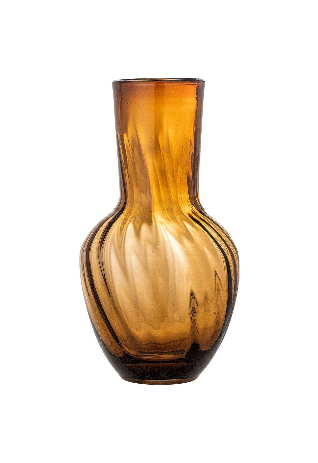 Kreative Kollektion Saiqa Vase, Brown, Glas