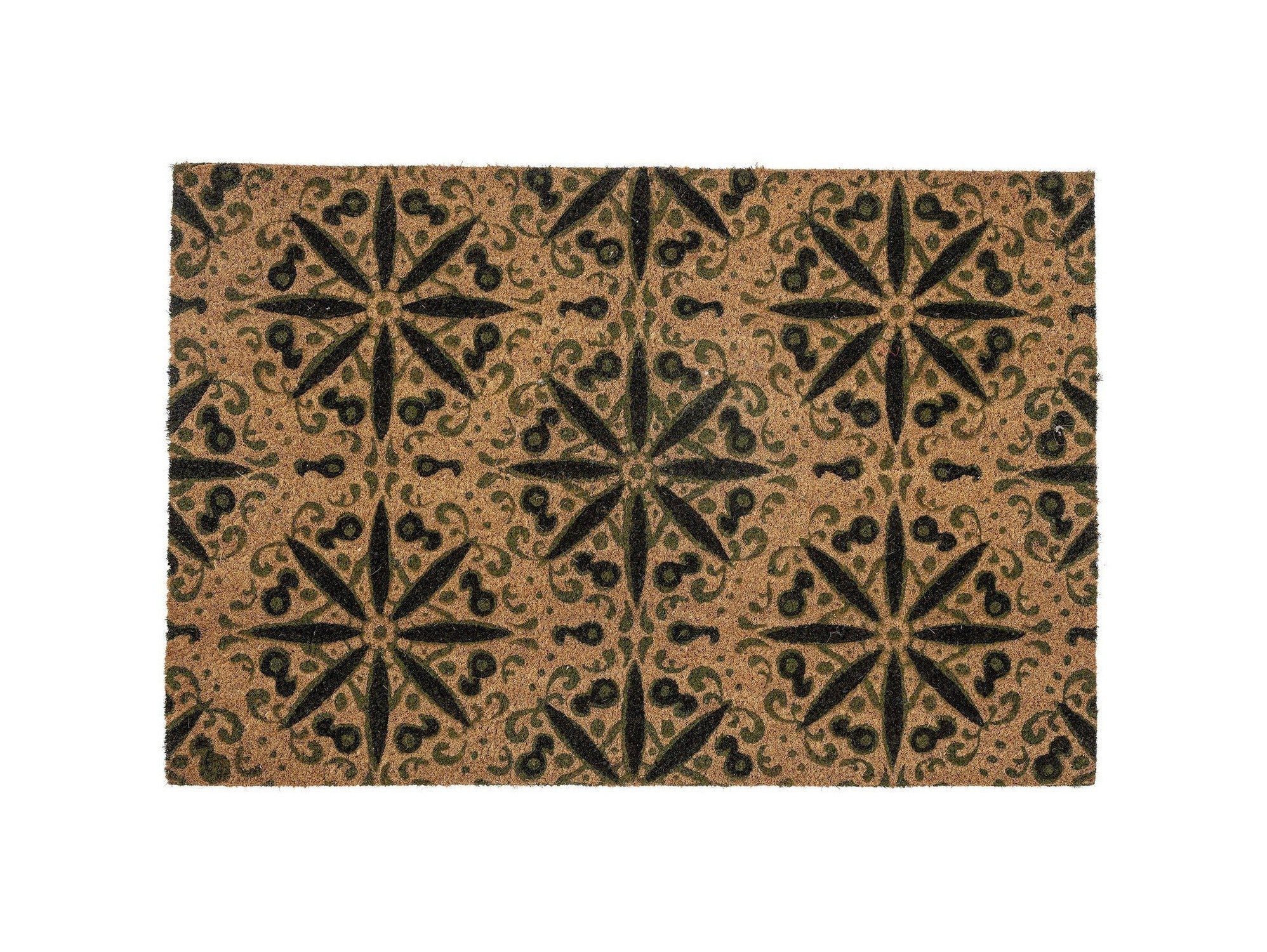 Kreative Sammlung Sami Doormat, Green, Coir