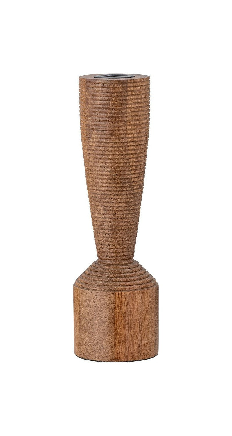 Kreative Sammlung Sanny Candle Holder, Brown, Mango