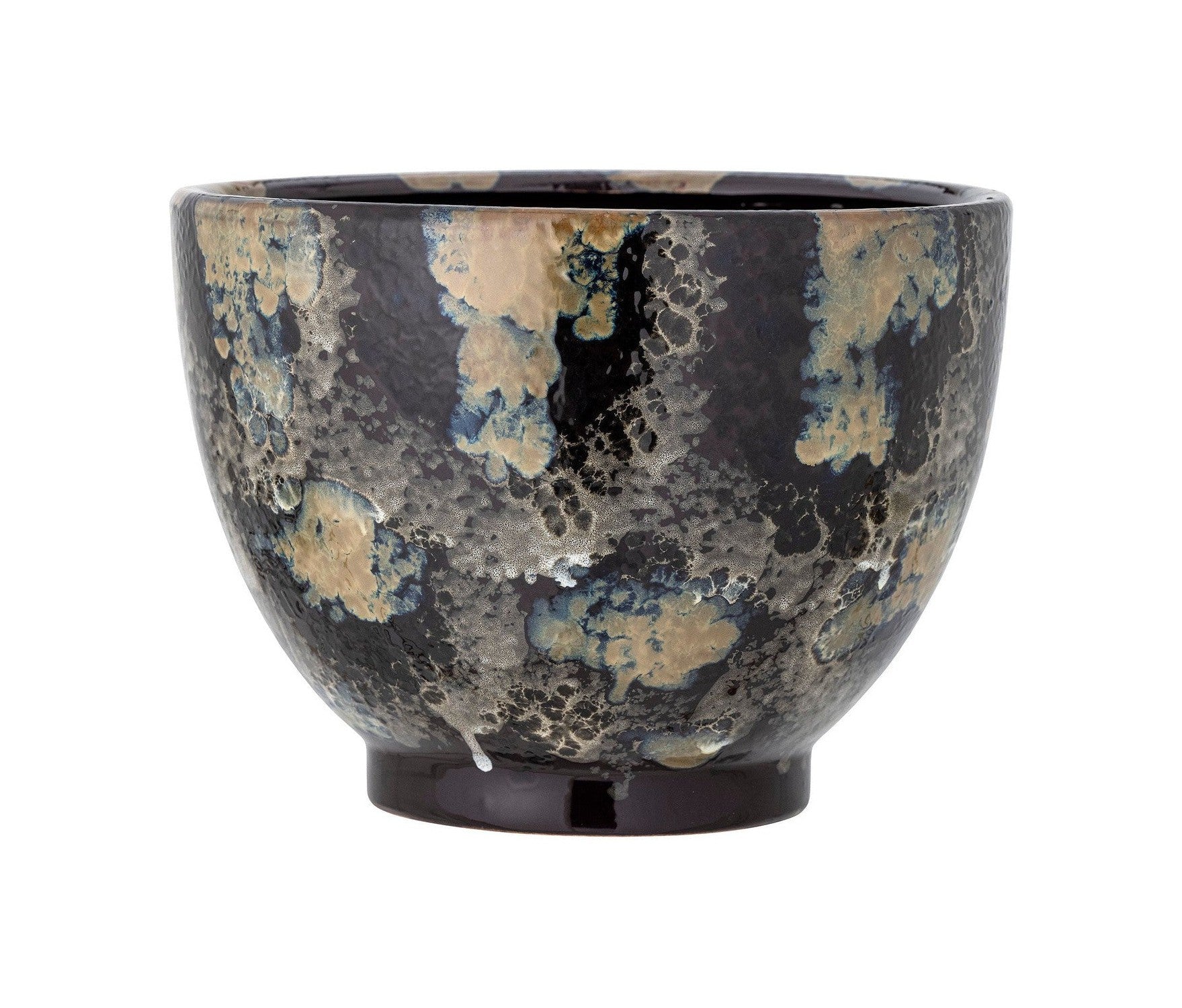 Kreativ kollektion Sayed Flowerpot, Blue, StoneWare