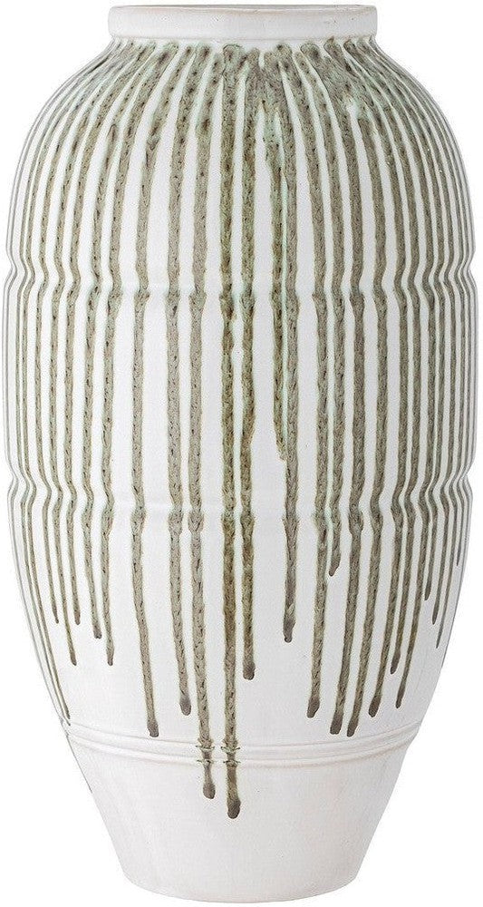 [product_category]-Creative Collection Scarlet Vase, Green, Stoneware-Creative Collection-5711173316434-82060446-BLO-1