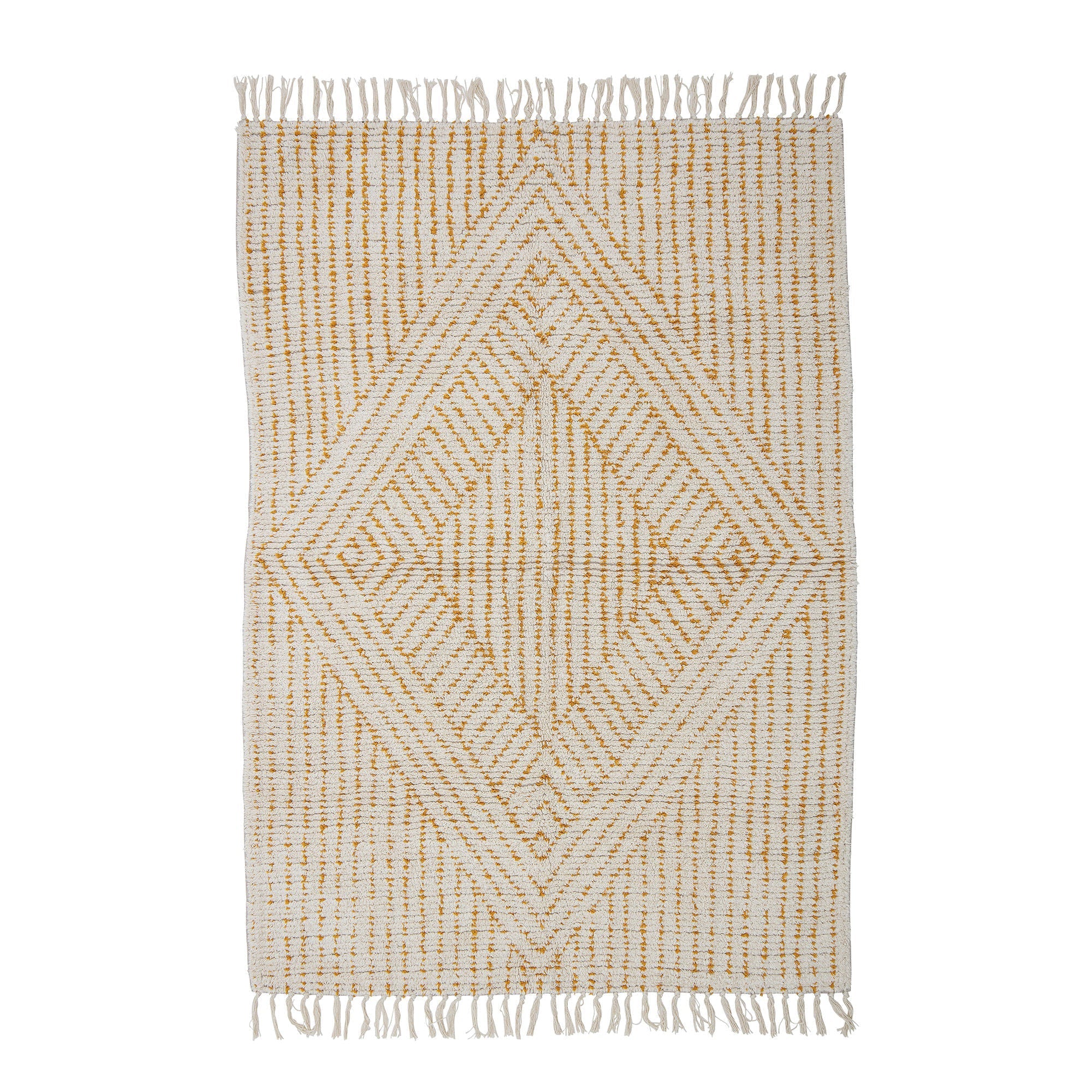 [product_category]-Creative Collection Stephi Rug, Yellow, Cotton-Creative Collection-5711173285914-82055417-BLO-2