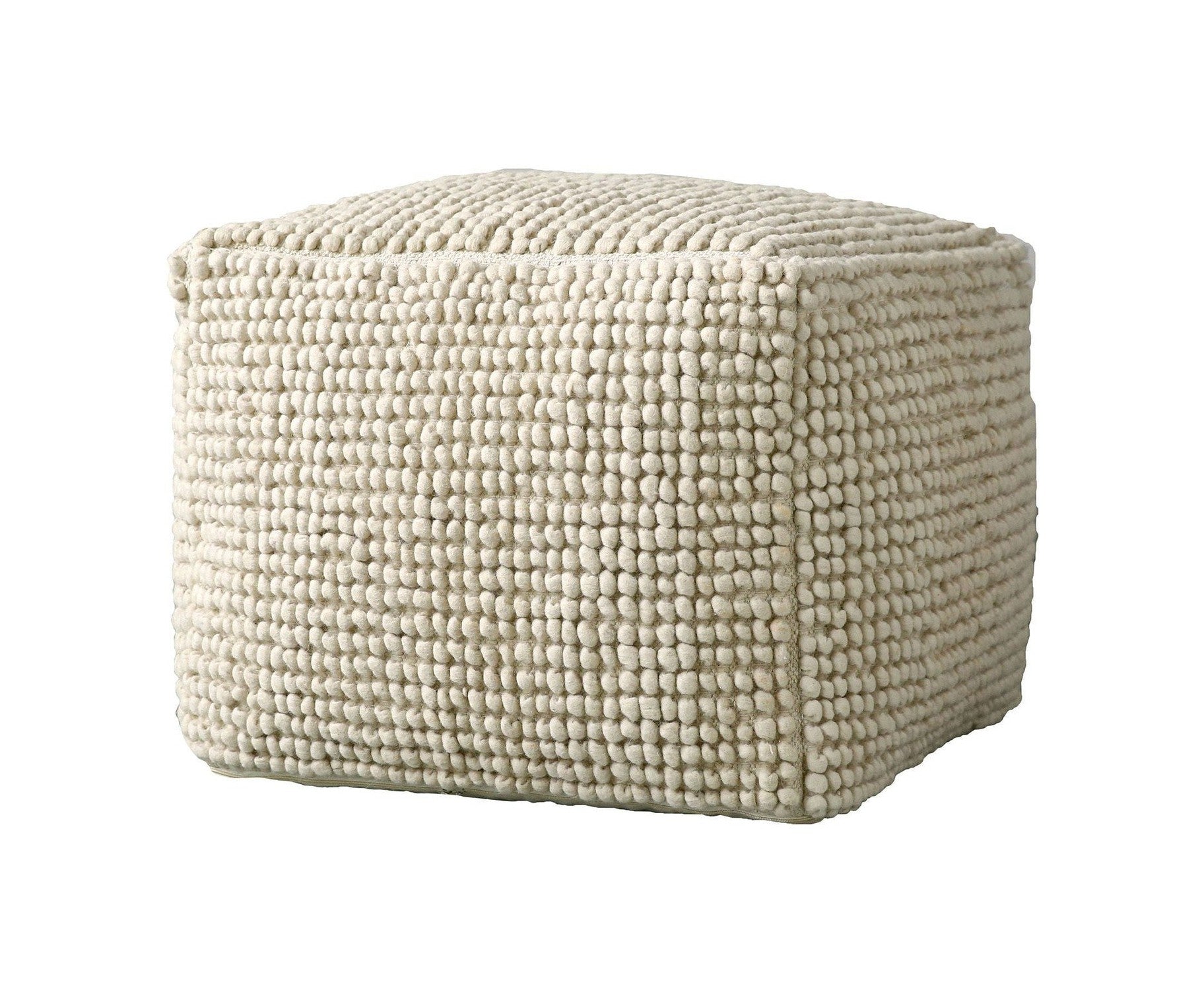 Kreativ samling Suna Pouf, Natur, Wool