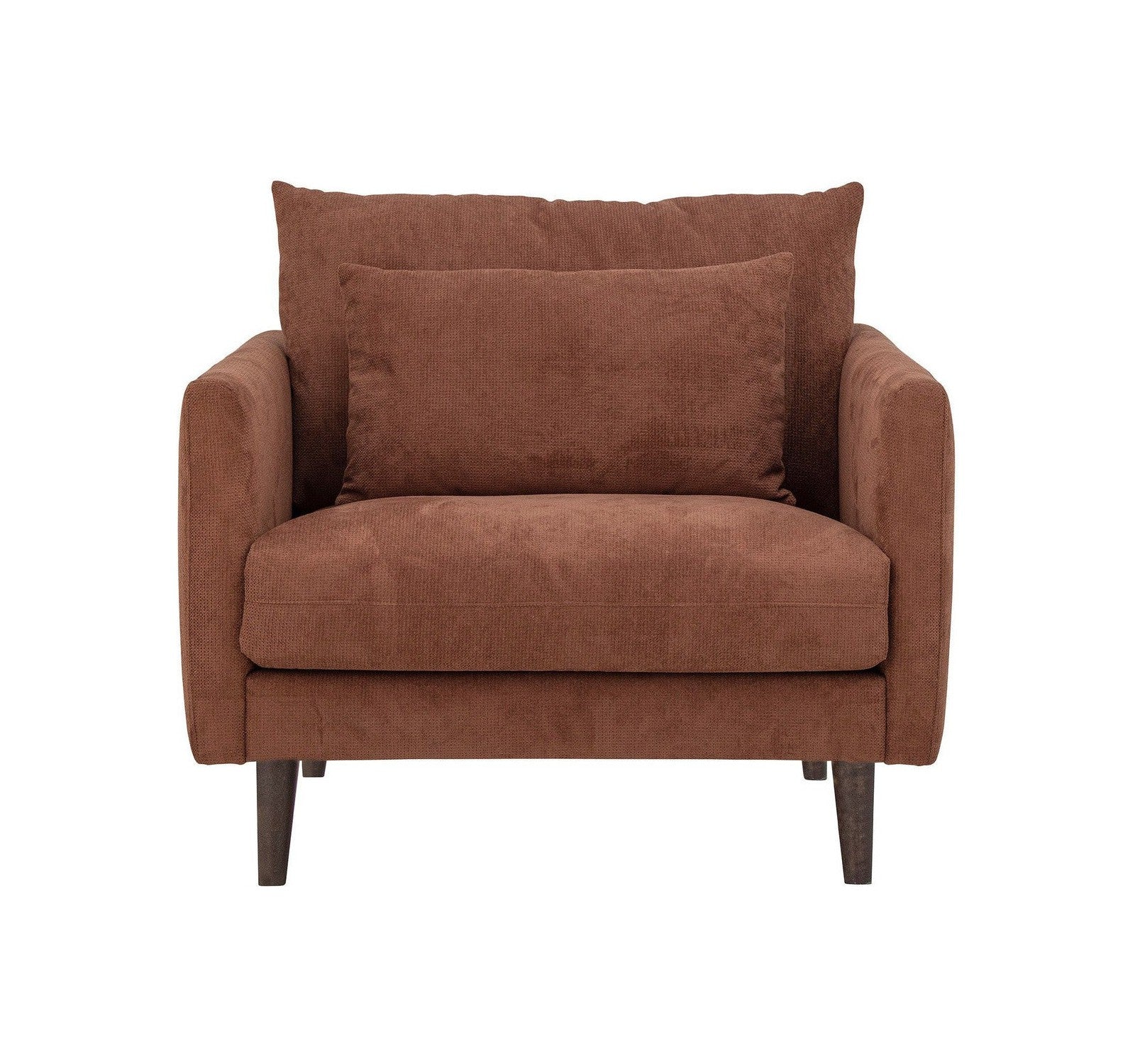 Kreative Kollektion Thess Lounge Stuhl, Brown, FSC® Mix, Wiedererlangung Poly