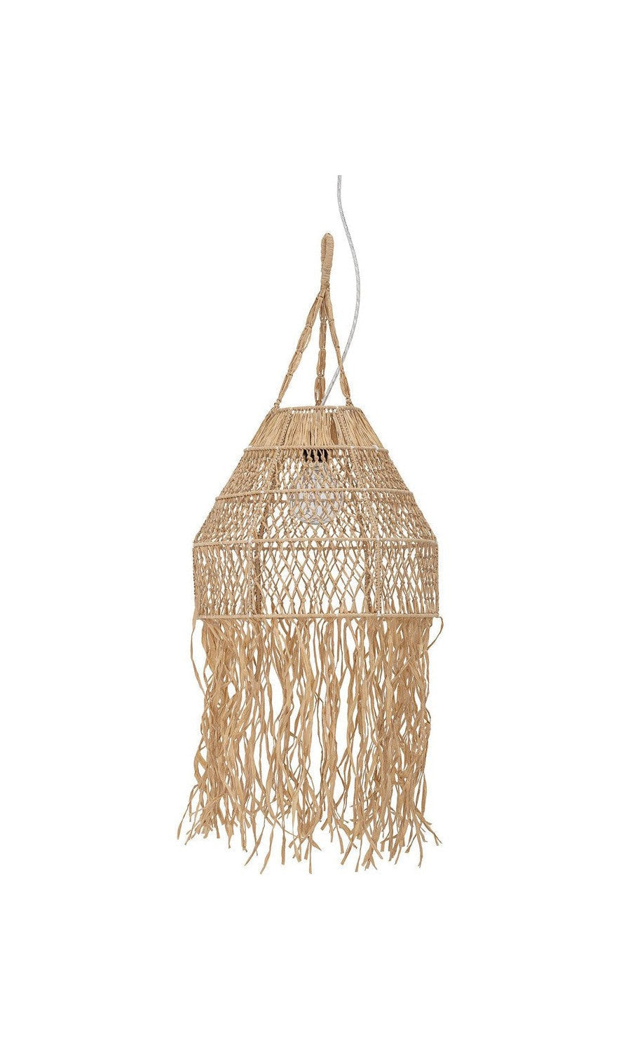 Collection créative Thora Pendant Lamp, Nature, Raffia