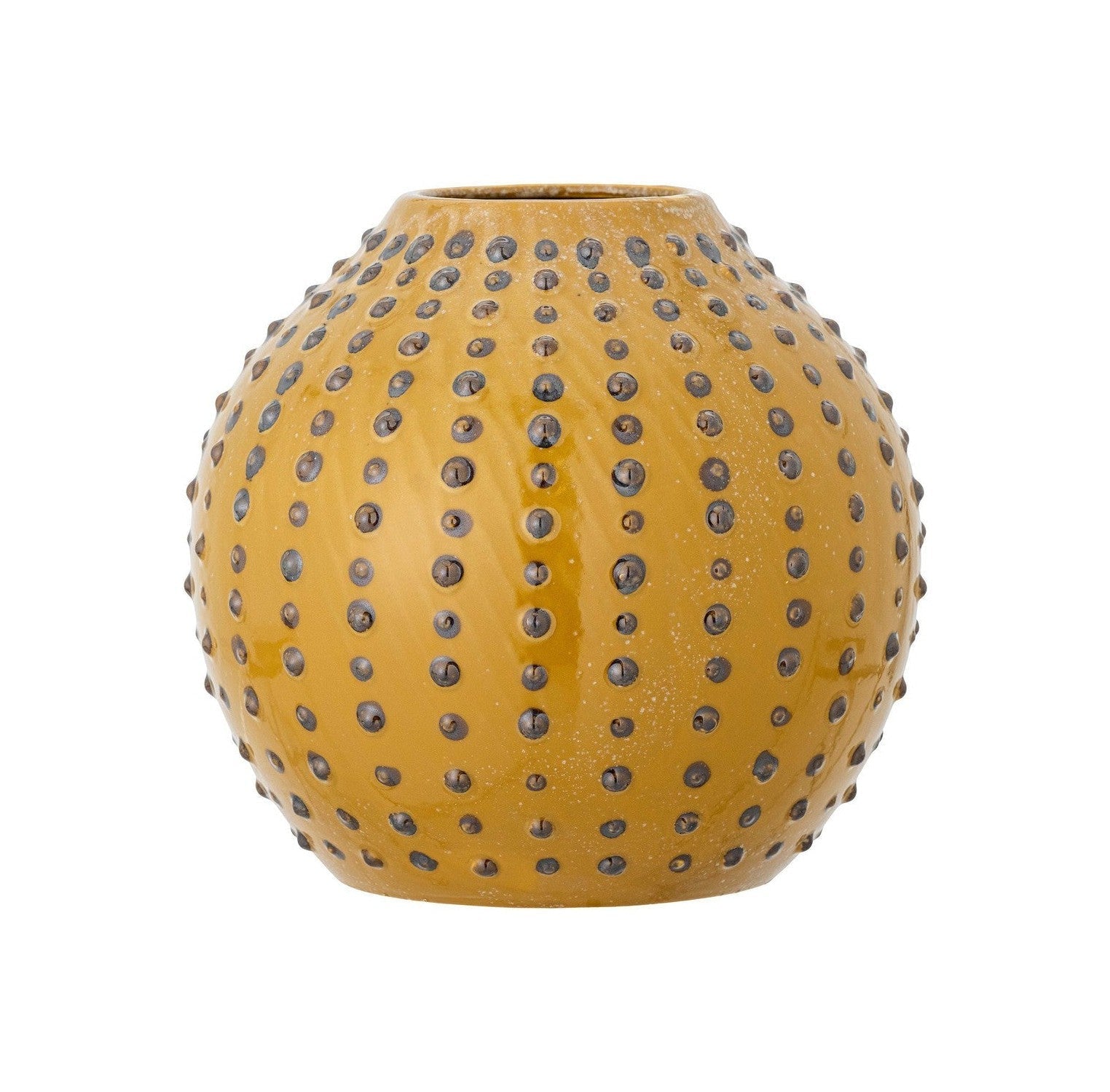 Kreative Sammlung Toofan Vase, Gelb, Steinzeug