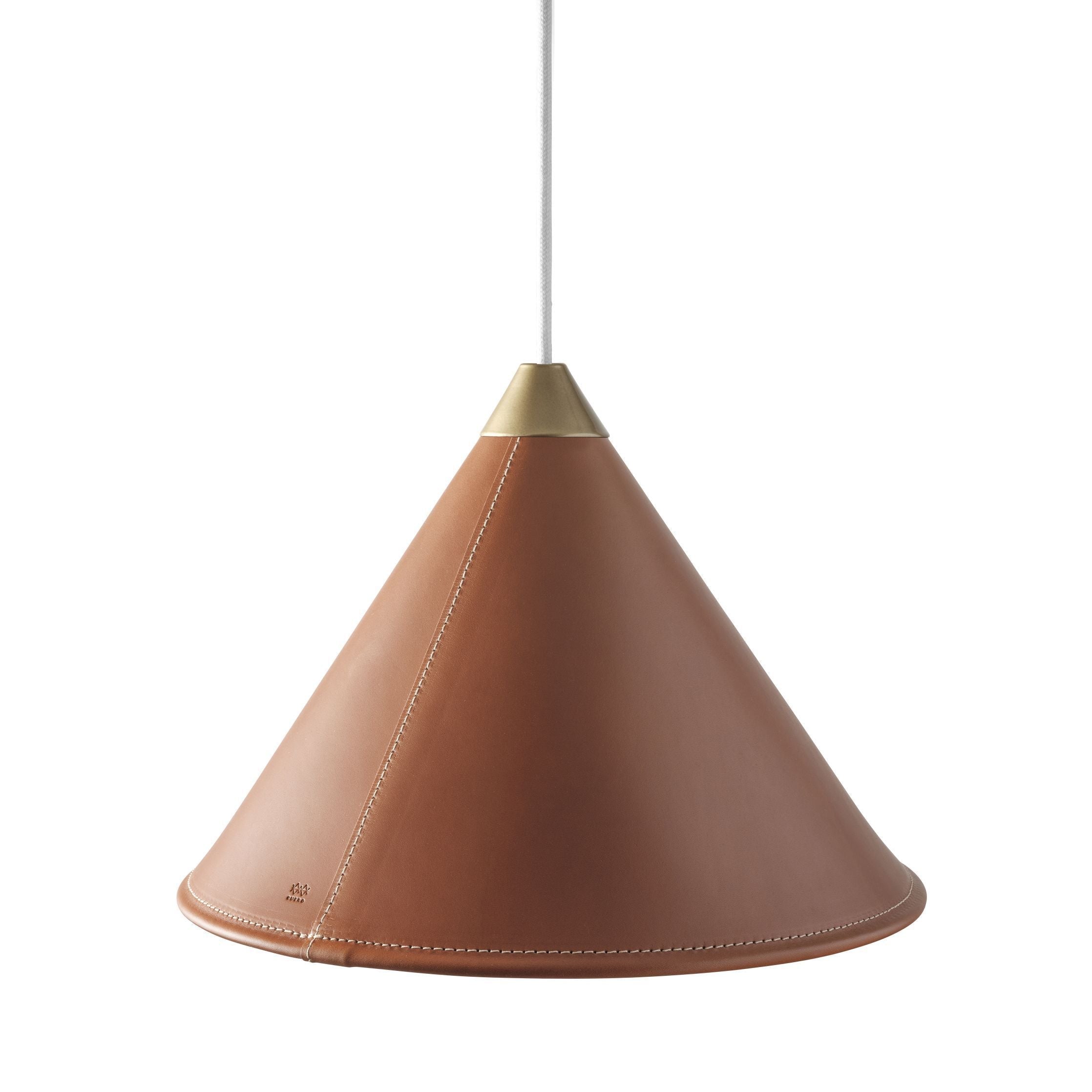 [product_category]-Cuero Namibia Pendant ø 25 Cm, Polo/Brass With White Cable-Cuero-7340172635734-1500330-CUE-2