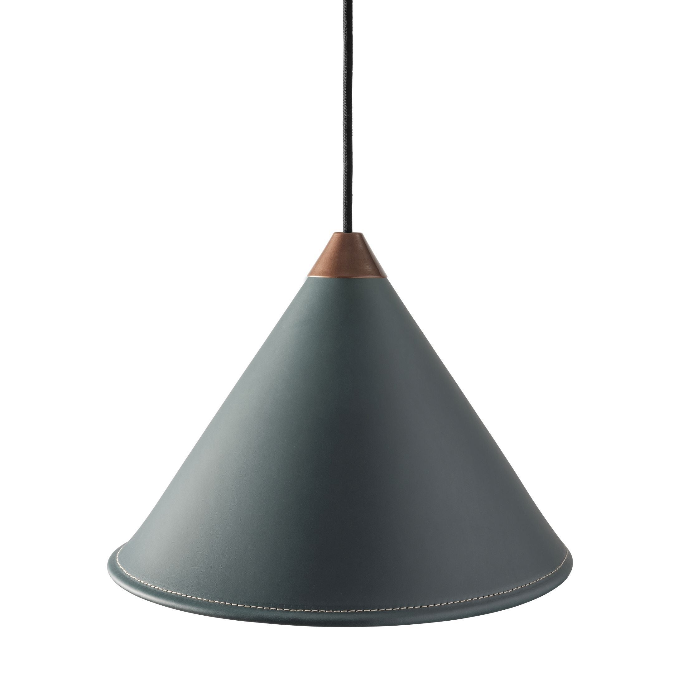 [product_category]-Cuero Namibia Pendant ø 35 Cm, Ocean Blue/Copper With Black Cable-Cuero-7340172636908-1510833-CUE-1