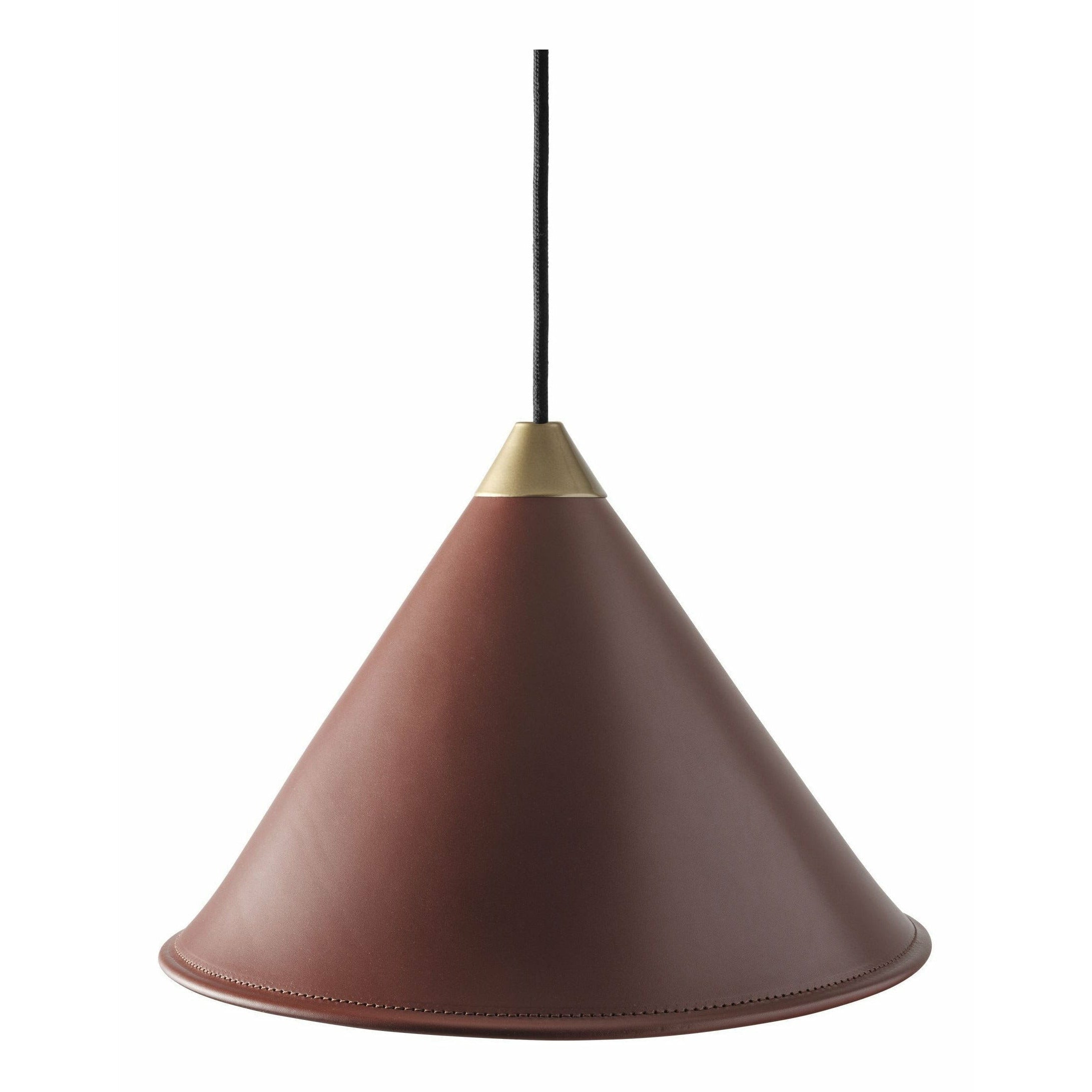 [product_category]-Cuero Namibia Pendant ø 45 Cm, Oak Brown/Brass With Black Cable-Cuero-7340172636199-1520631-CUE-1