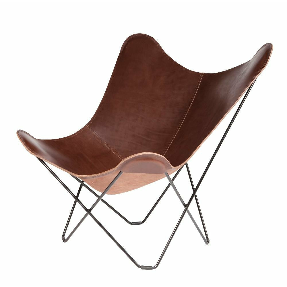 [product_category]-Cuero Pampa Mariposa Butterfly Chair, Chocolate/Black-Cuero-7340172610168-1016-CUE-1