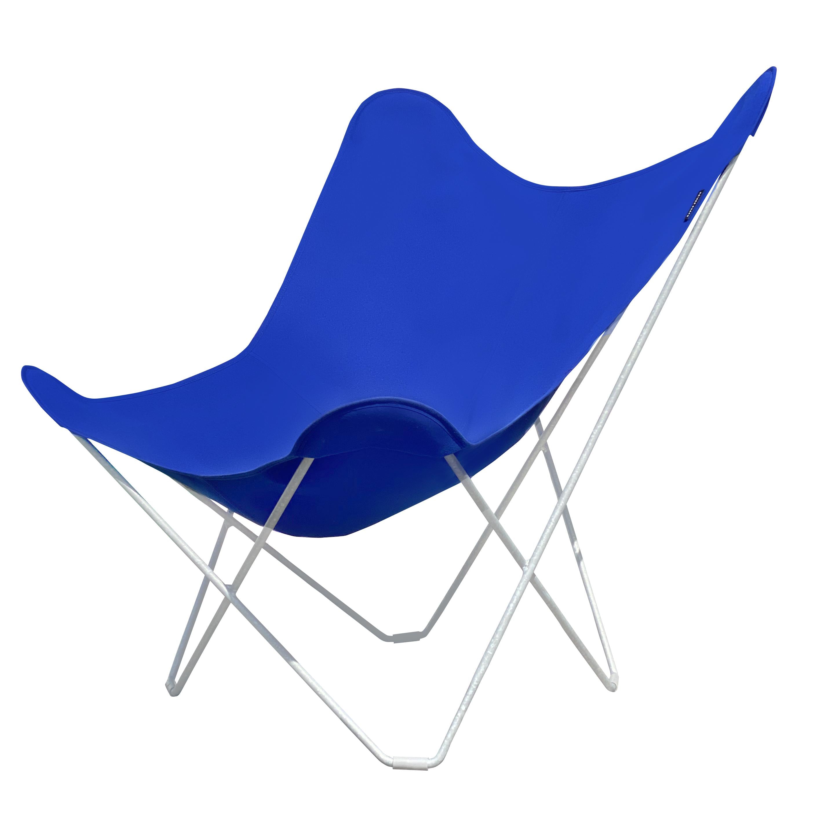 [product_category]-Cuero Sunshine Mariposa Butterfly Chair, Atlantic Blue/Black Galvanized-Cuero-7340172619185-32231619231831-1