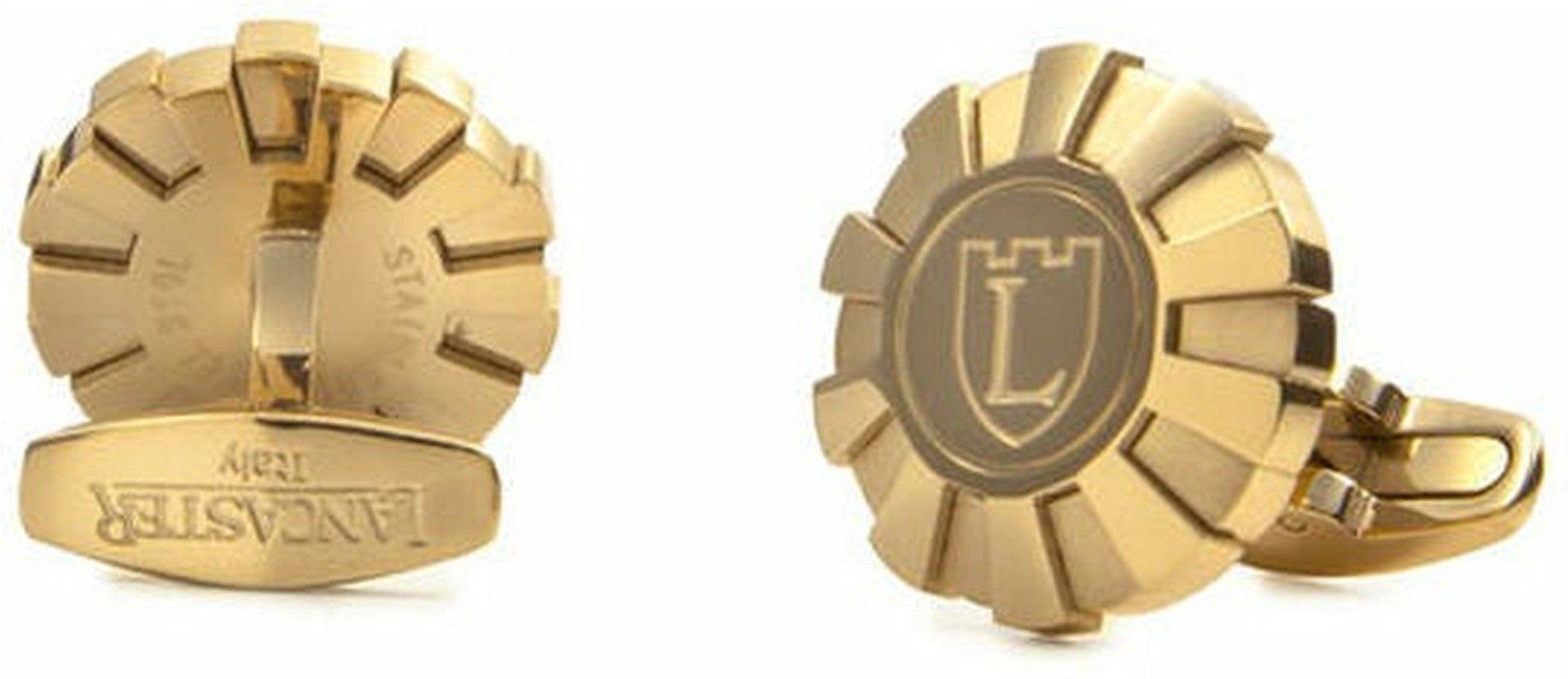 [product_category]-Cufflinks Lancaster GLA009YG-Bigbuy-S0361196-1