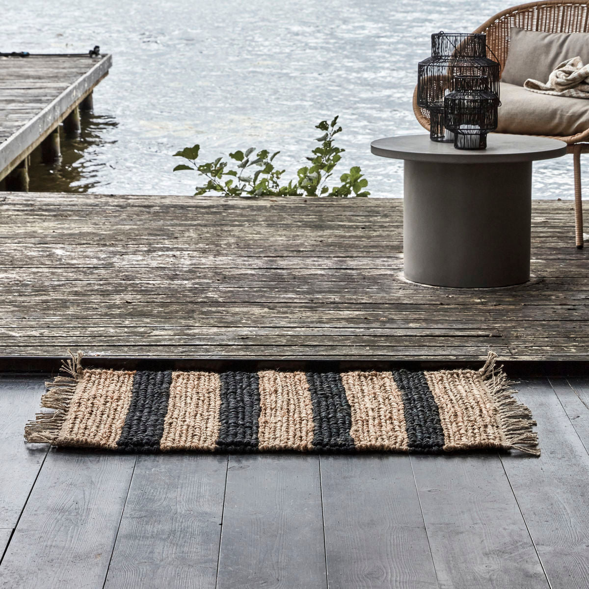 House Doctor Rug, Hdrimi, Naturaleza/Negro