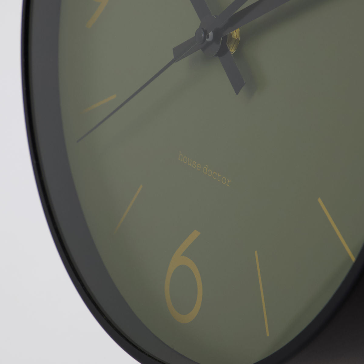 House Doctor Wall clock, HDTime, Dark Green