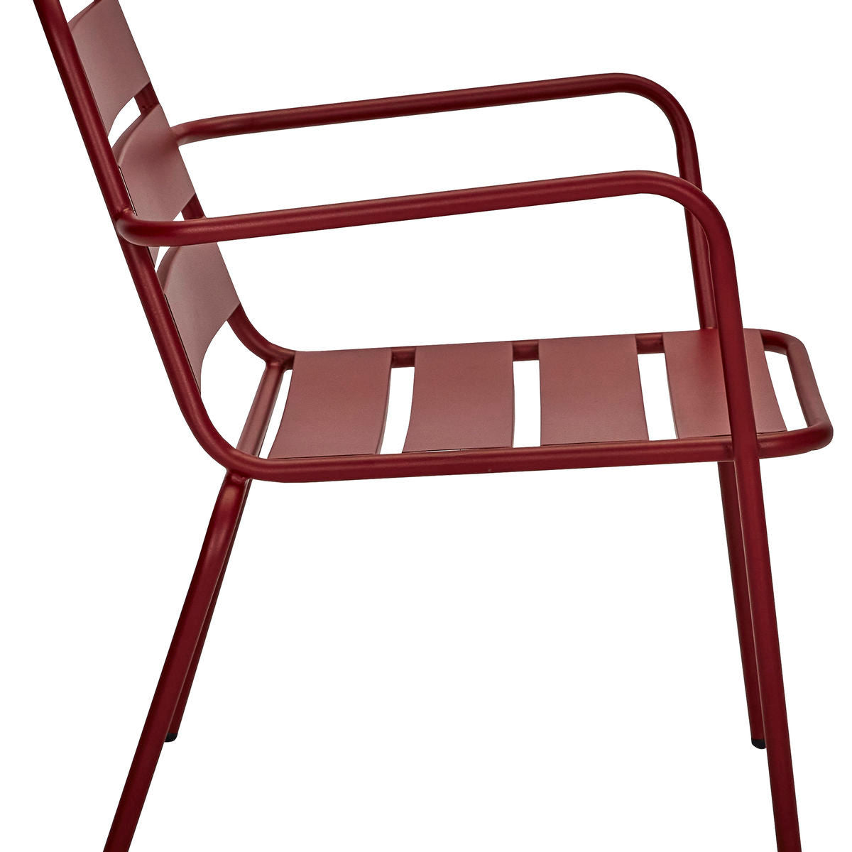 Huis Doctor Lounge Chair, Hdhelo, rood