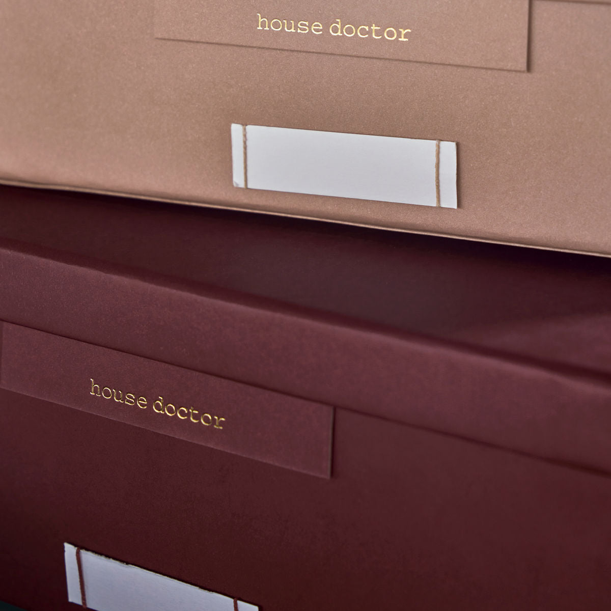 House Doctor Storage Boxes, Hdkeep, Bourgogne/Rose