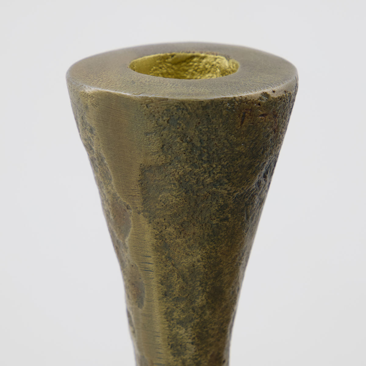 Huslæge Candle Holder, Hdstada, antik messing