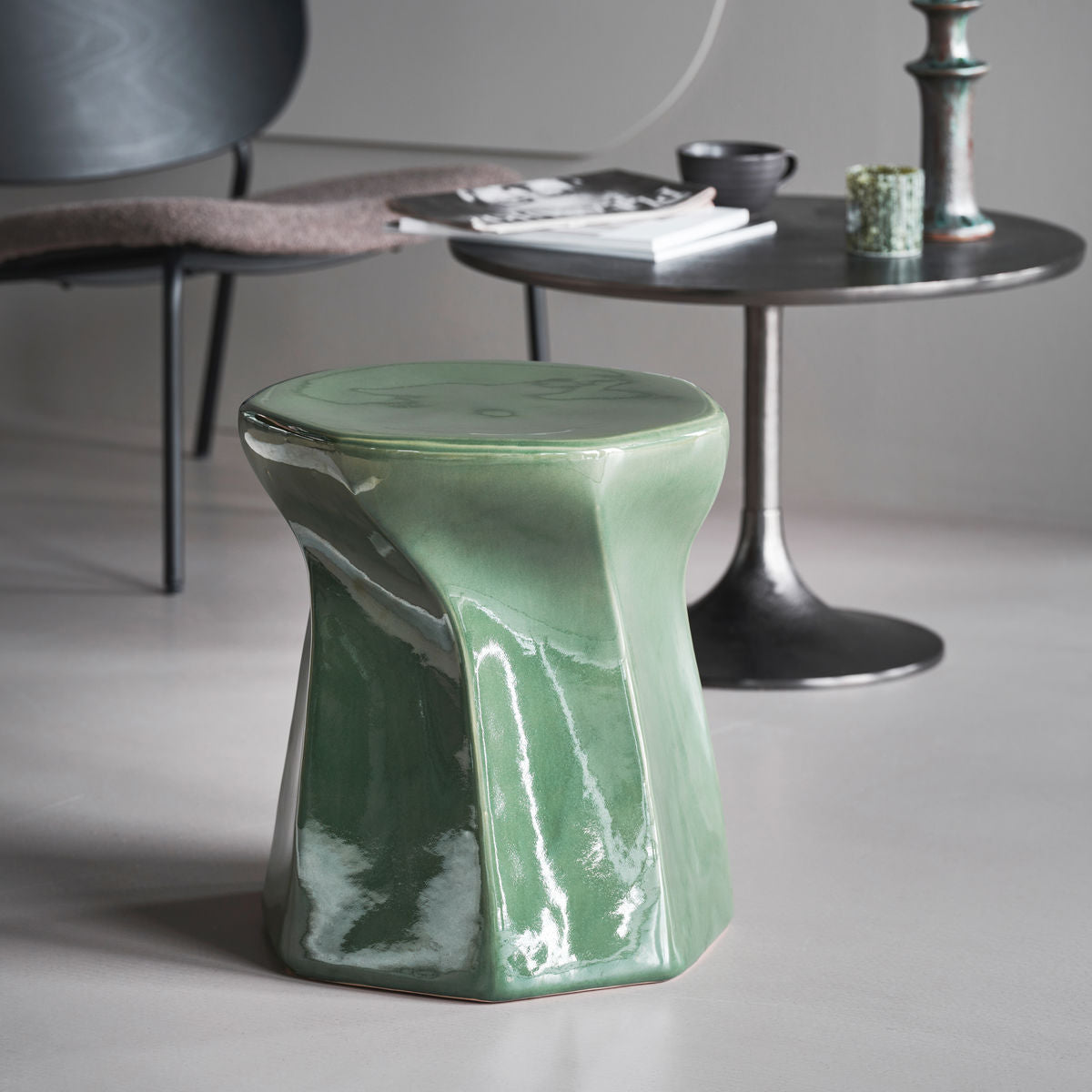 Tabouret de docteur de maison, hdlapo, vert