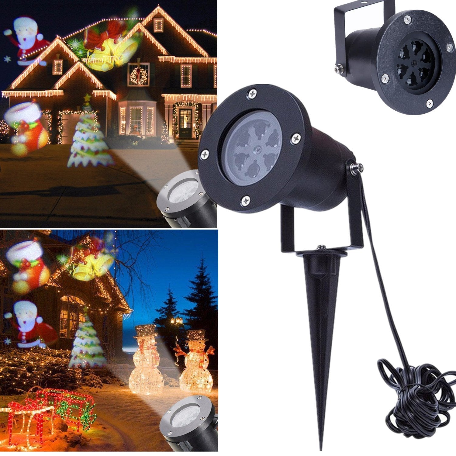 LED -projektor Light Outdoor Xmas Landscape Decor