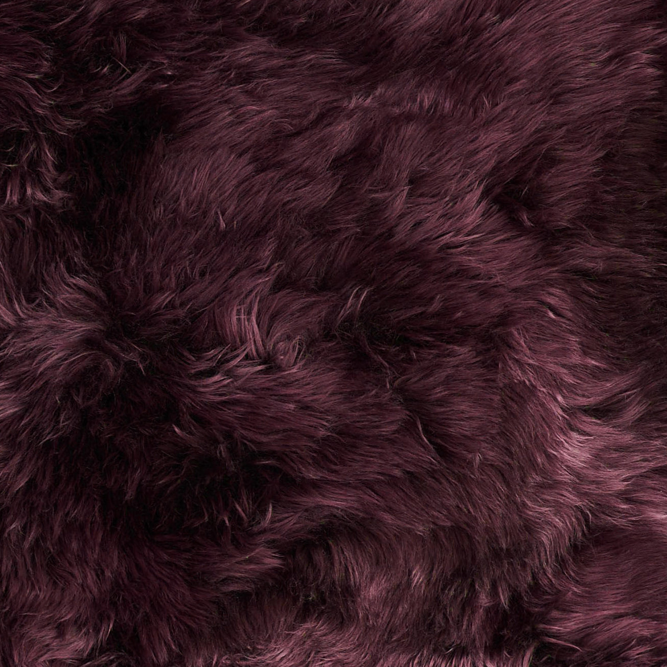 Plum Purple Genuine Sheepskin Pad Pad | Quadrado