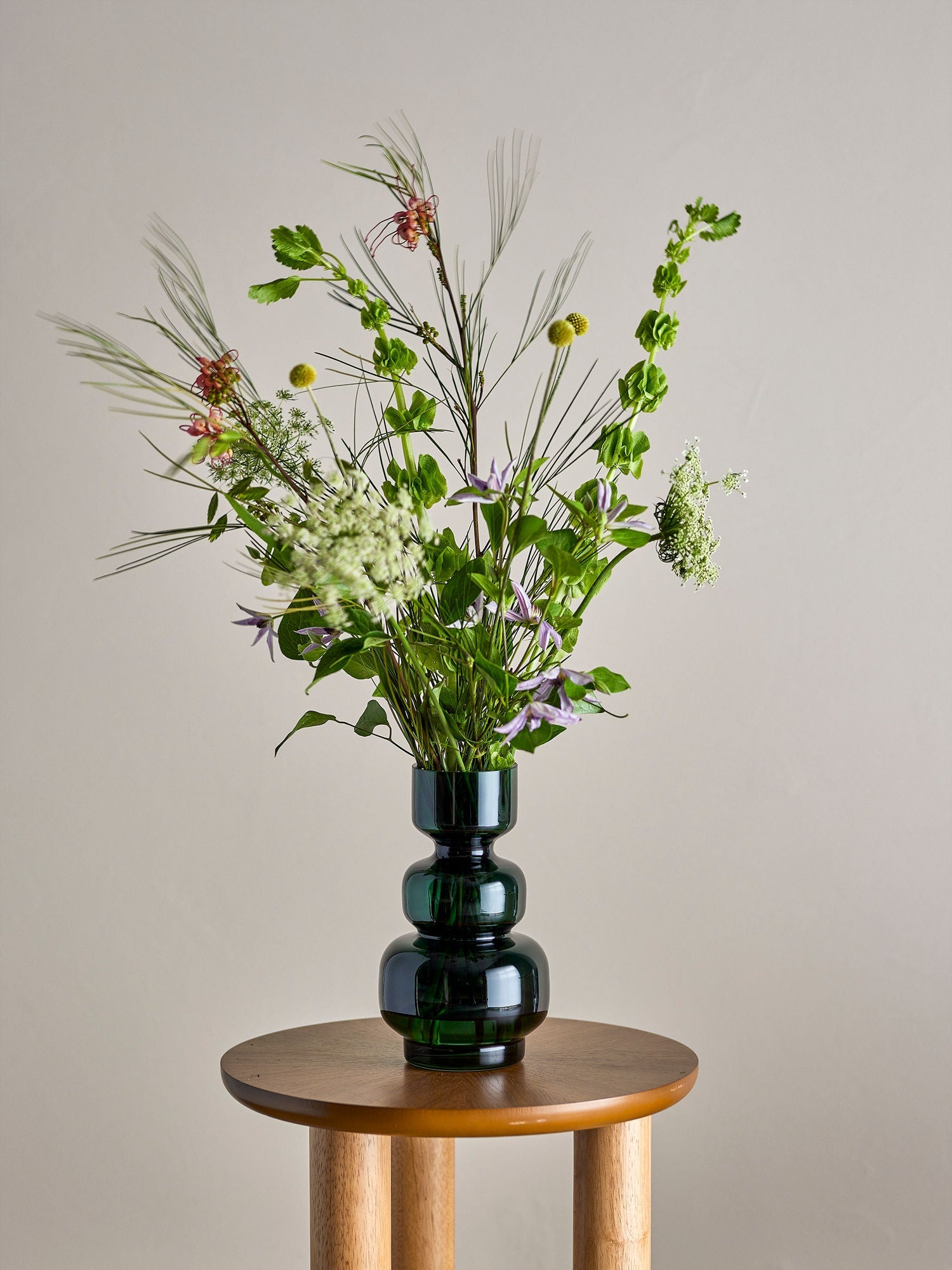 Bloomingville Johnson Vase, verde, vidro