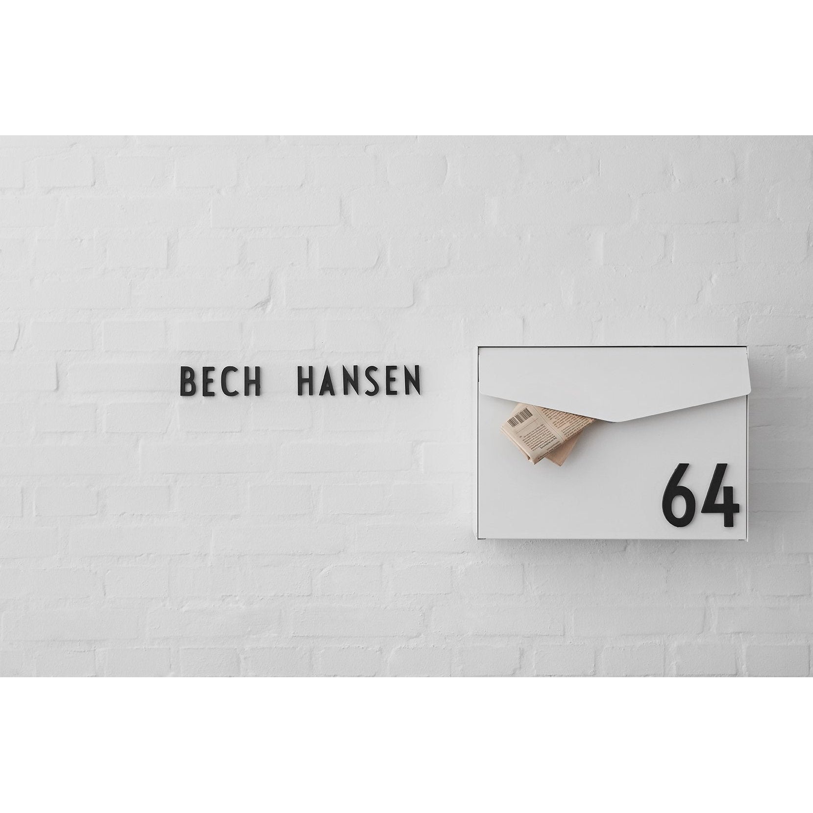 Design Letters Arkitekt nummer 3, H 5CM