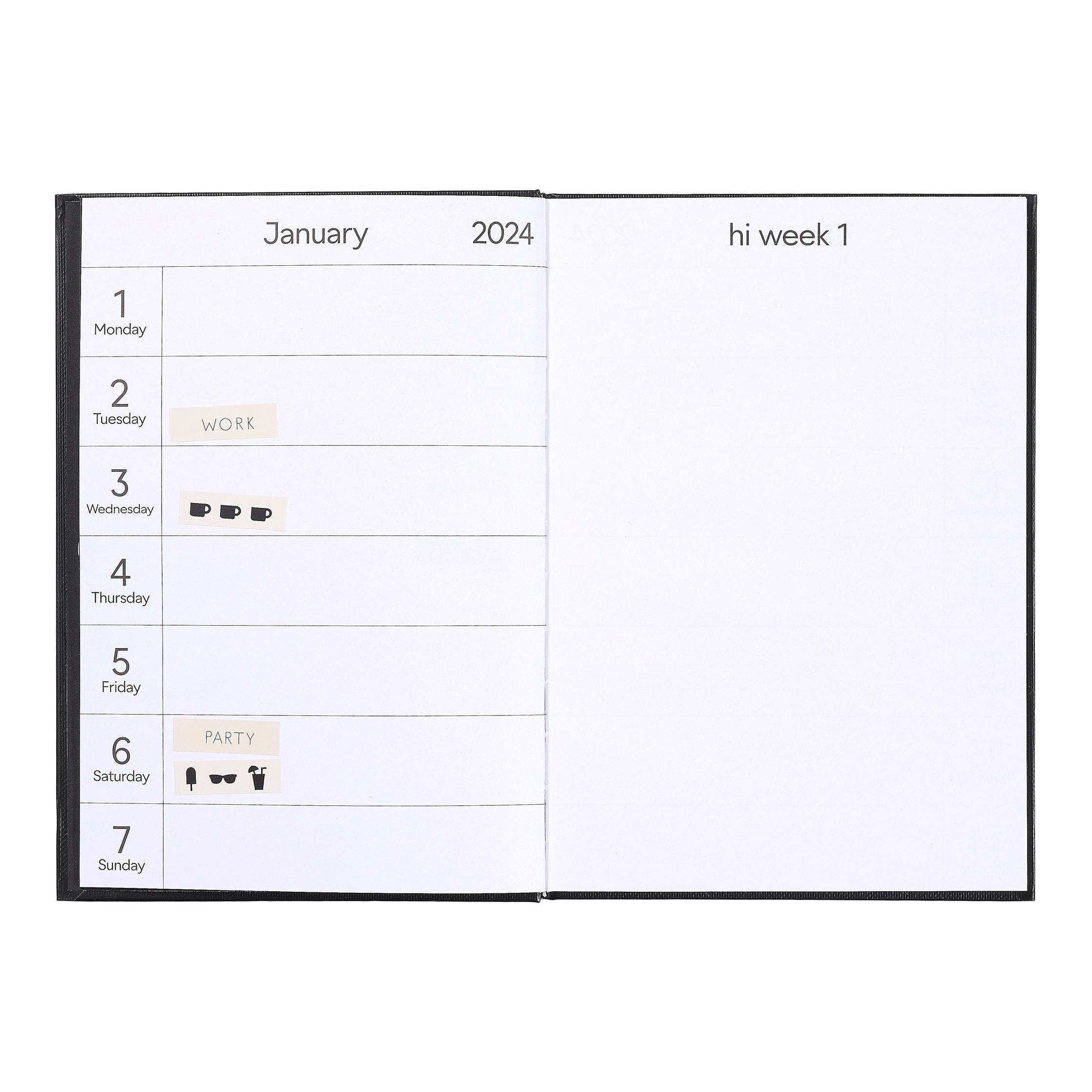 [product_category]-Design Letters Calendar 2024, Light Grey/Black-Design Letters-5710498196066-70201022LGREBLAHI-DES-4