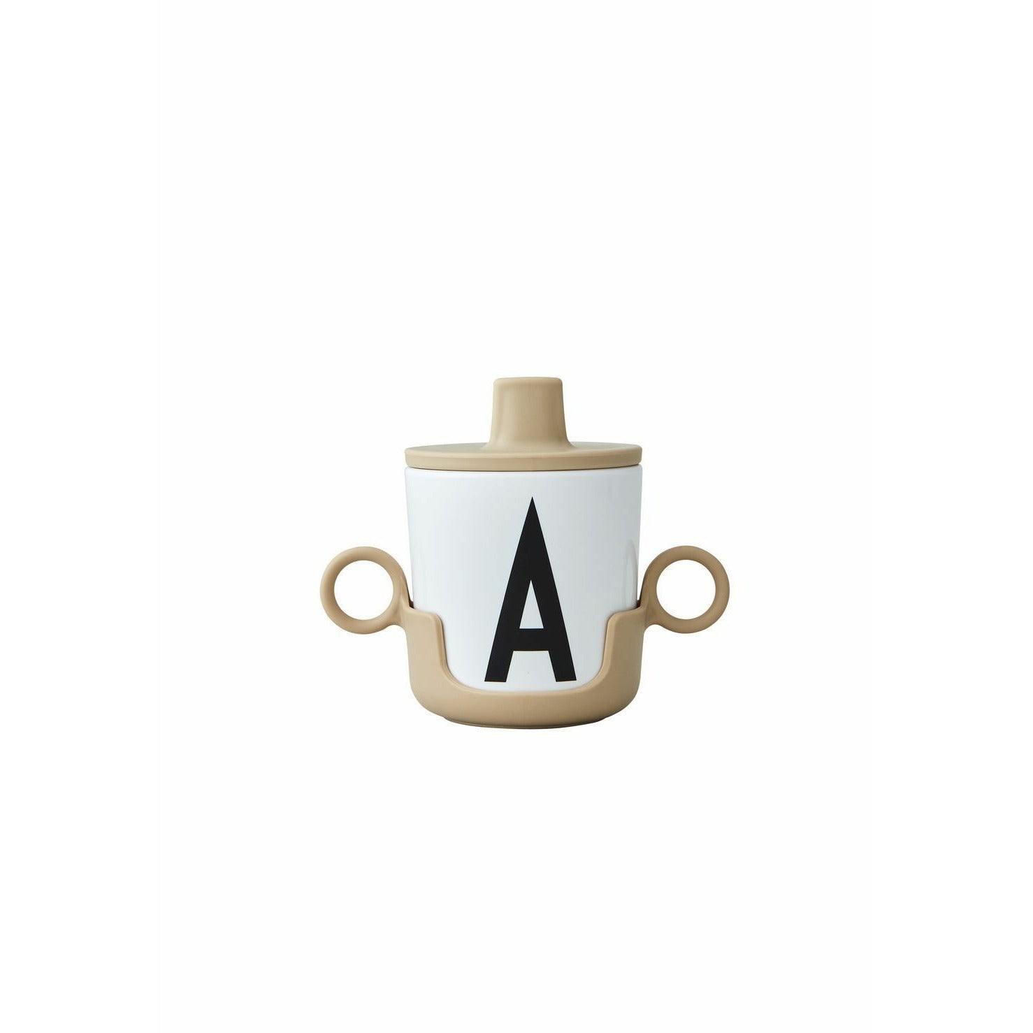 Design Letters Cup Hendle voor Melamine Cup, Beige