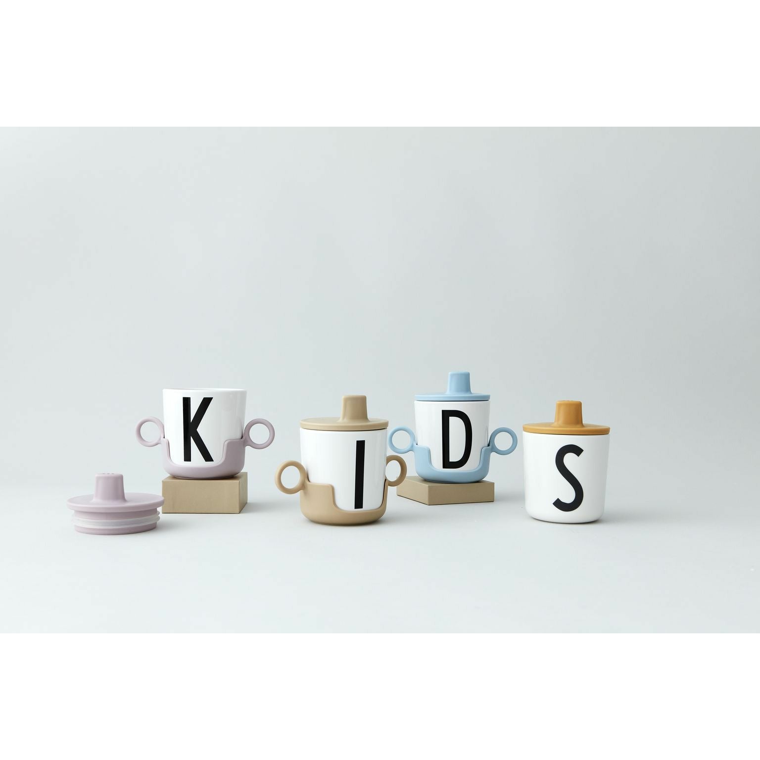 Design Letters Cup Handle til Melamine Cup, Beige