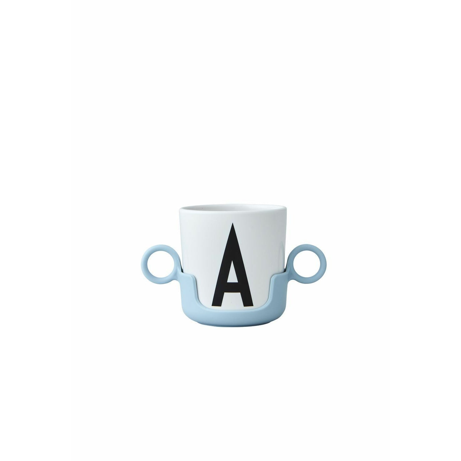 Design Letters Cup Handle For Melamine Cup, Light Blue