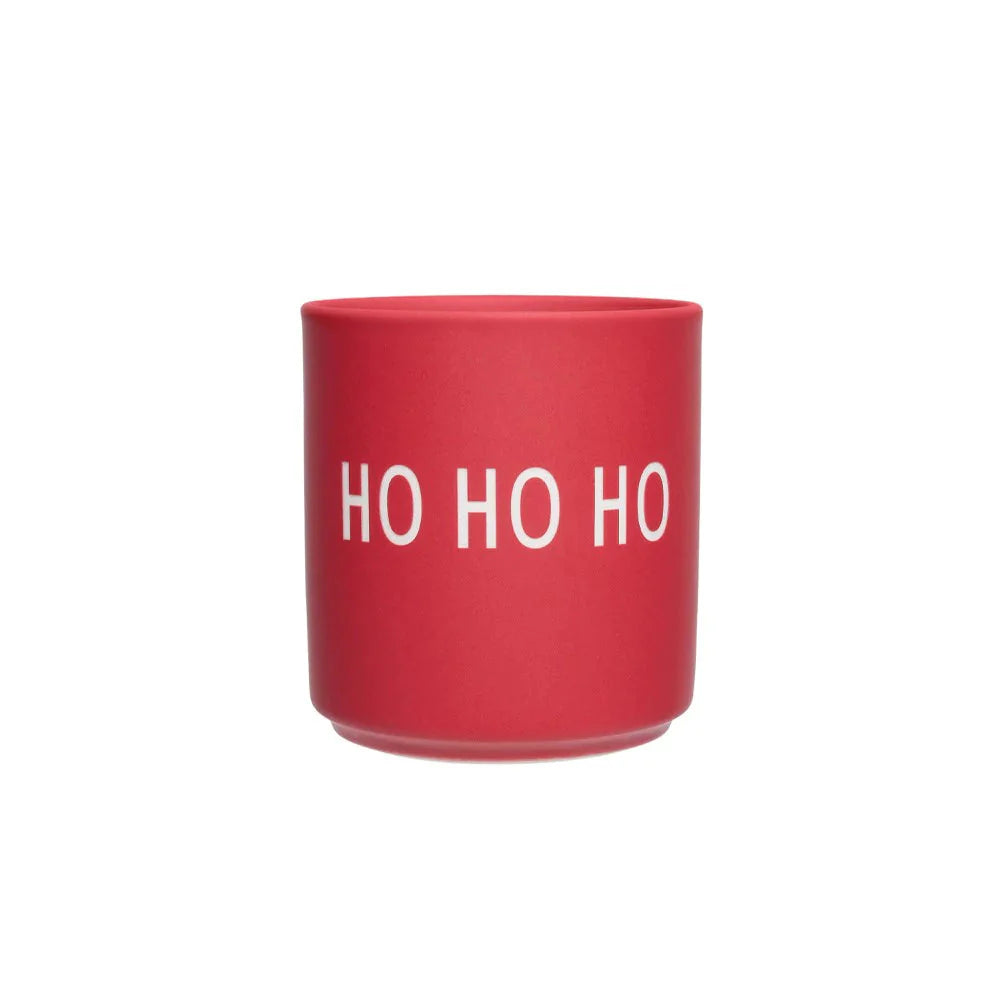 Designbuchstaben Lieblingsbecher, ho ho ho ho Ho