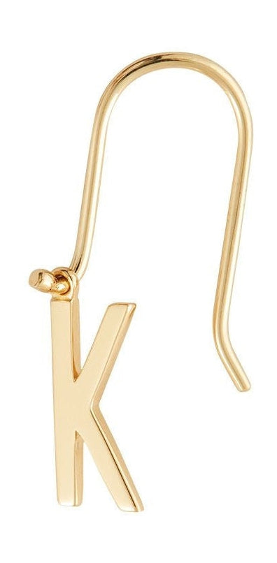 [product_category]-Design Letters Initial Earrings With Letter Gold, K-Design Letters-5710498192297-90406000K-DES-1