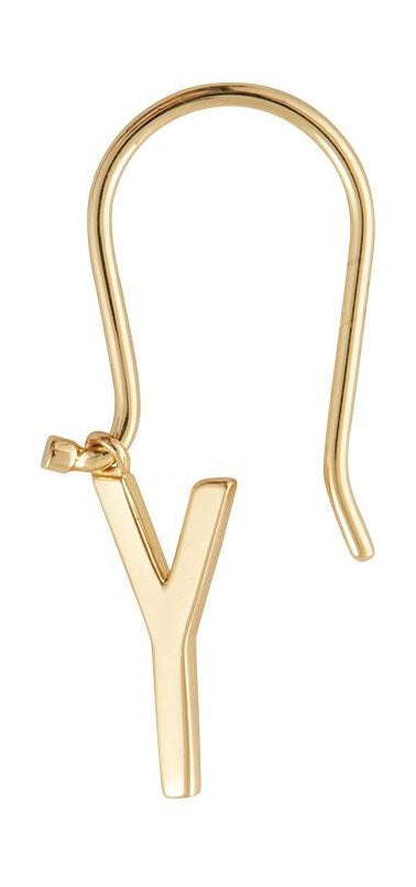 [product_category]-Design Letters Initial Earrings With Letter Gold, Y-Design Letters-5710498192310-90406000Y-DES-1